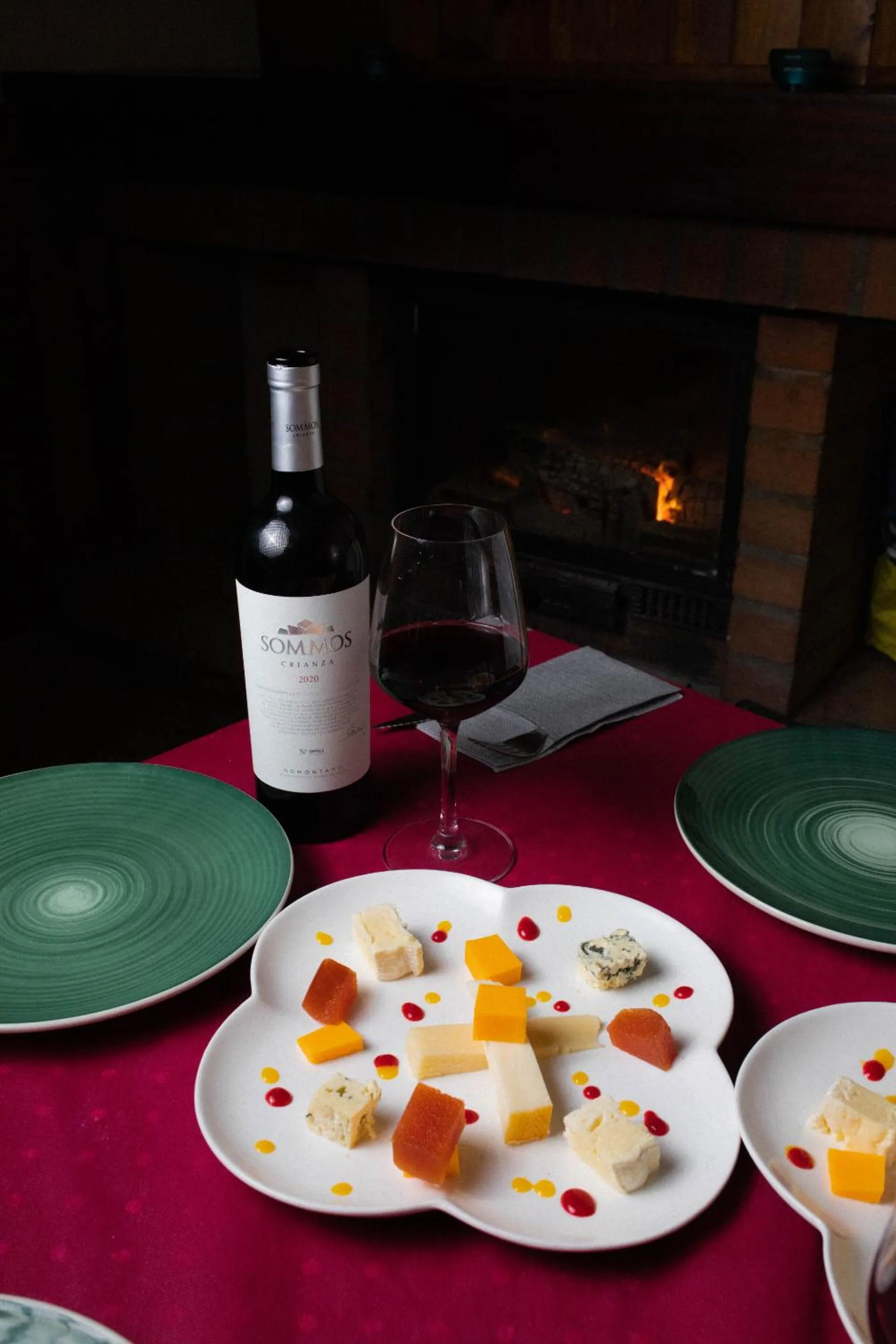 Dining area in Hostal Alto Aragon