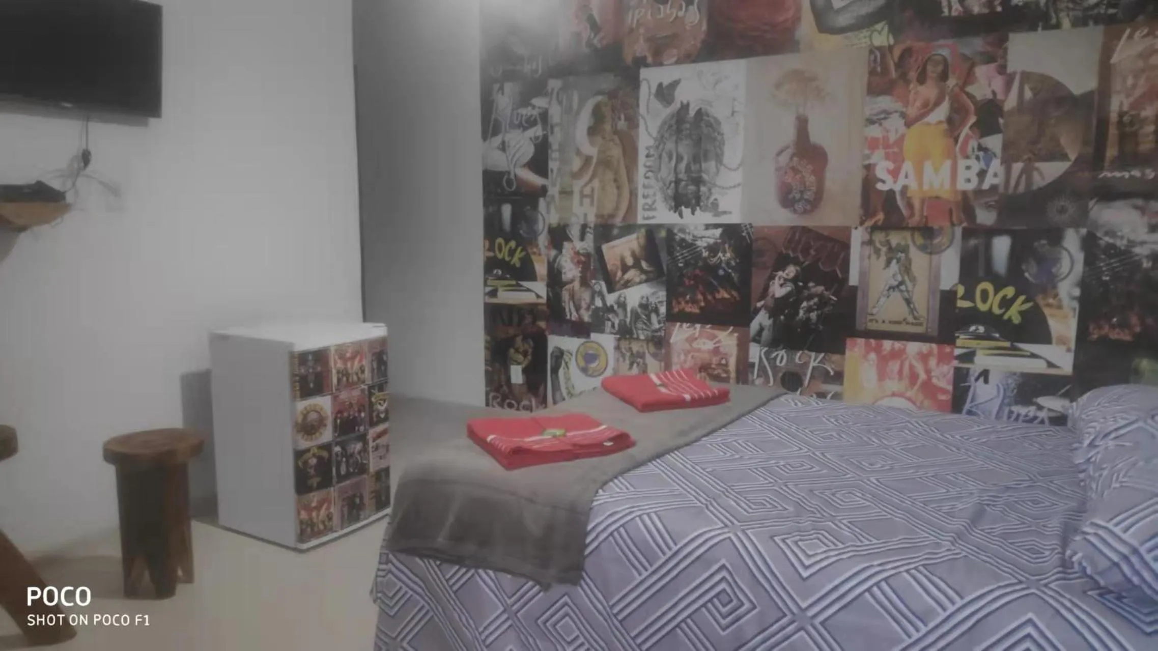 Bed in Pousada Blues