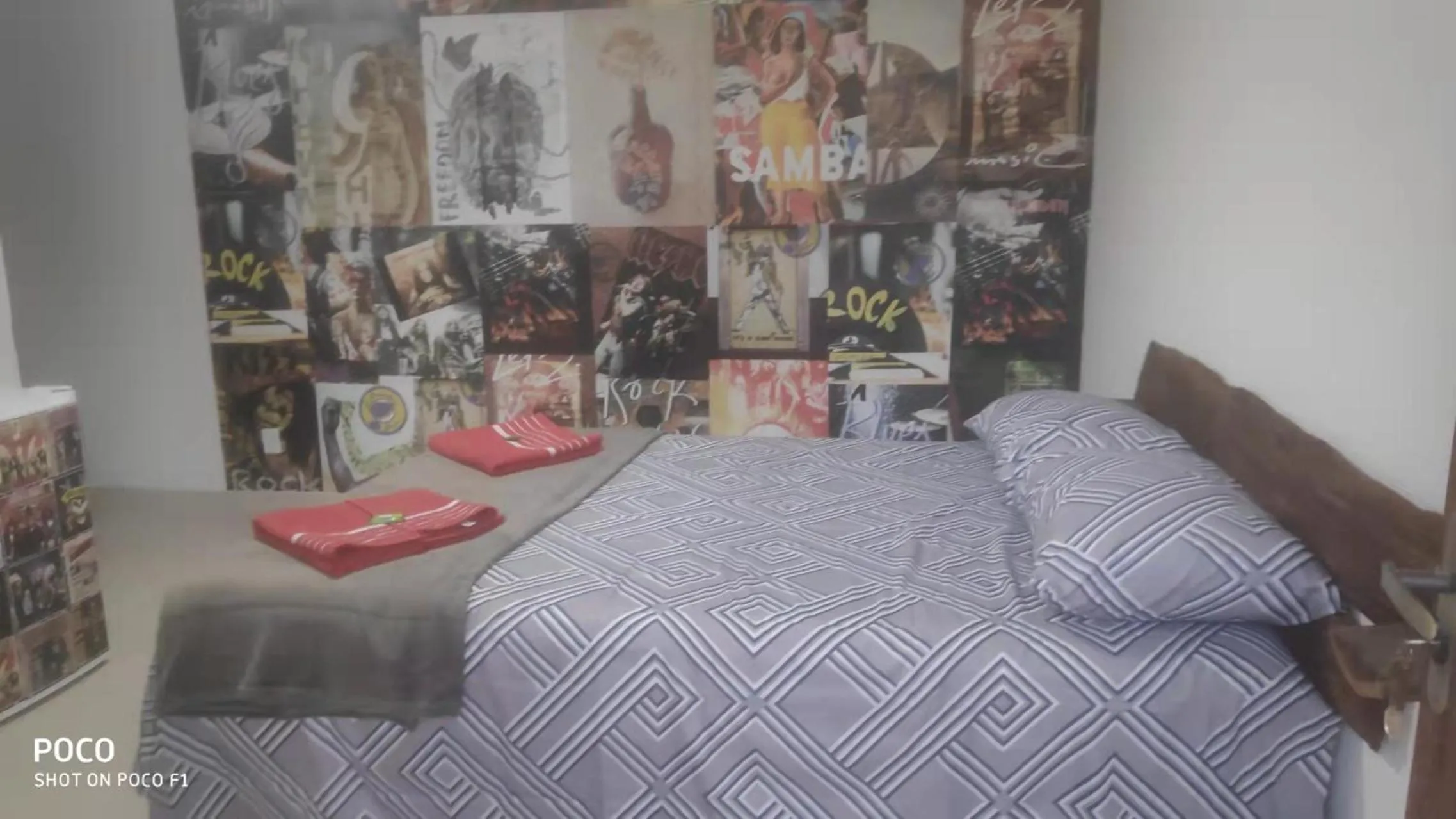 Bed in Pousada Blues