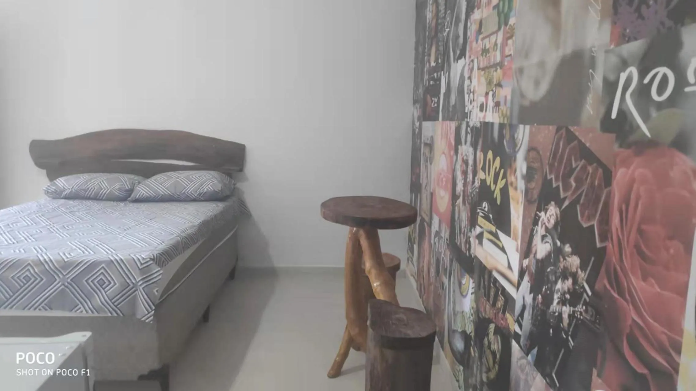 Bed in Pousada Blues