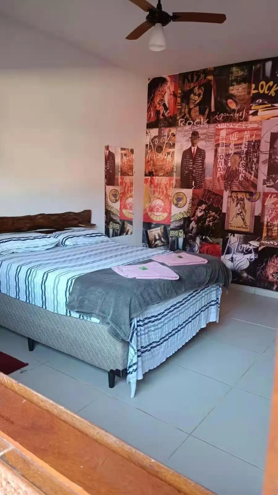 Bed in Pousada Blues