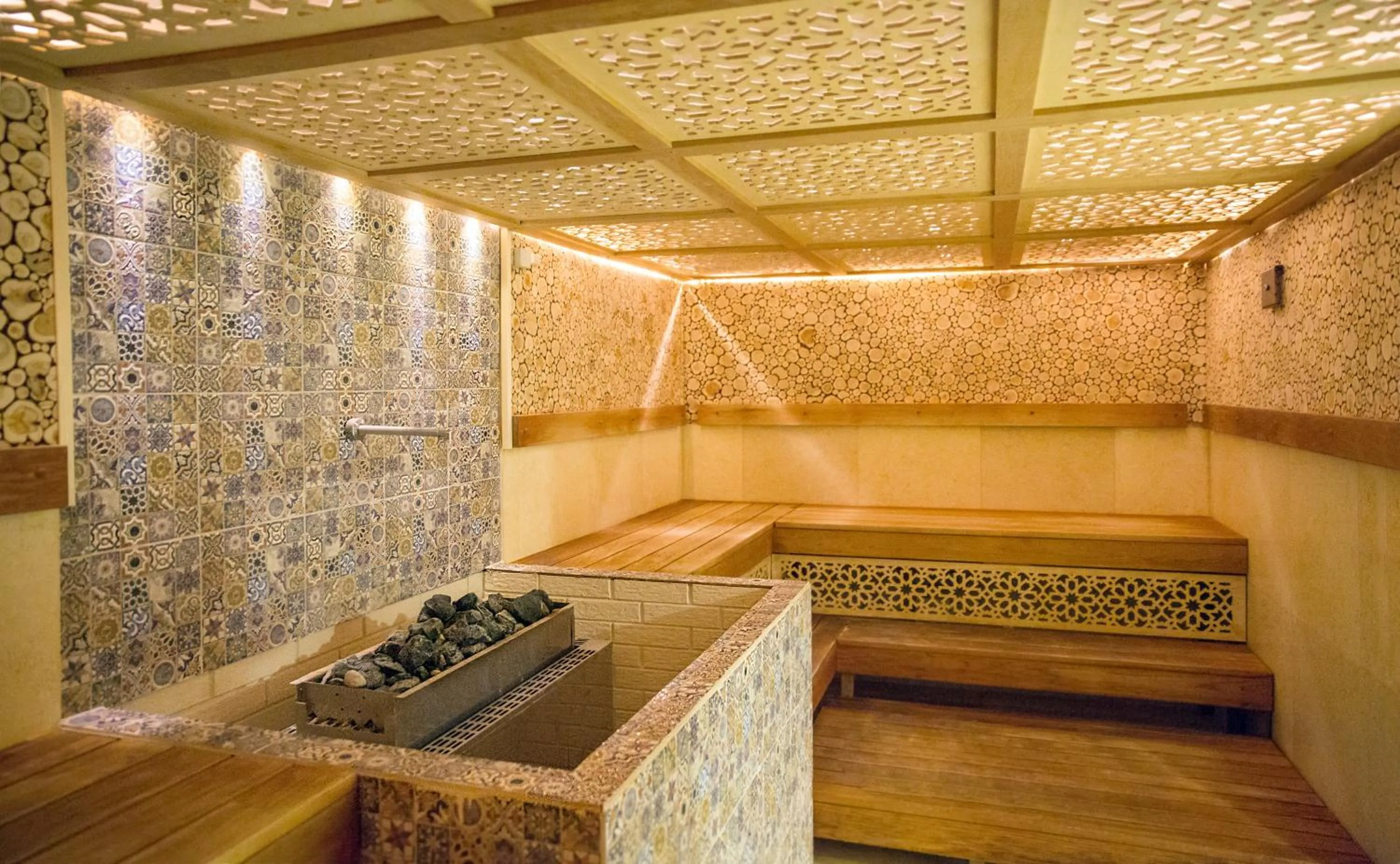 Sauna in Noorus SPA Hotel