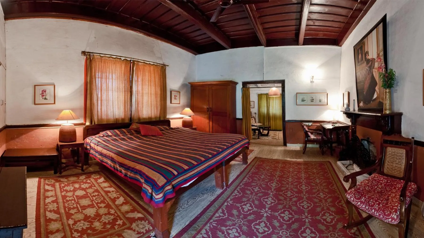Bed in Neemrana's - Ramgarh Bungalows