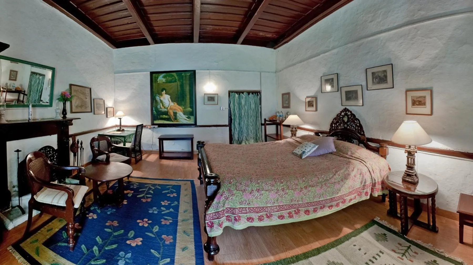 Bedroom, Bed in Neemrana's - Ramgarh Bungalows