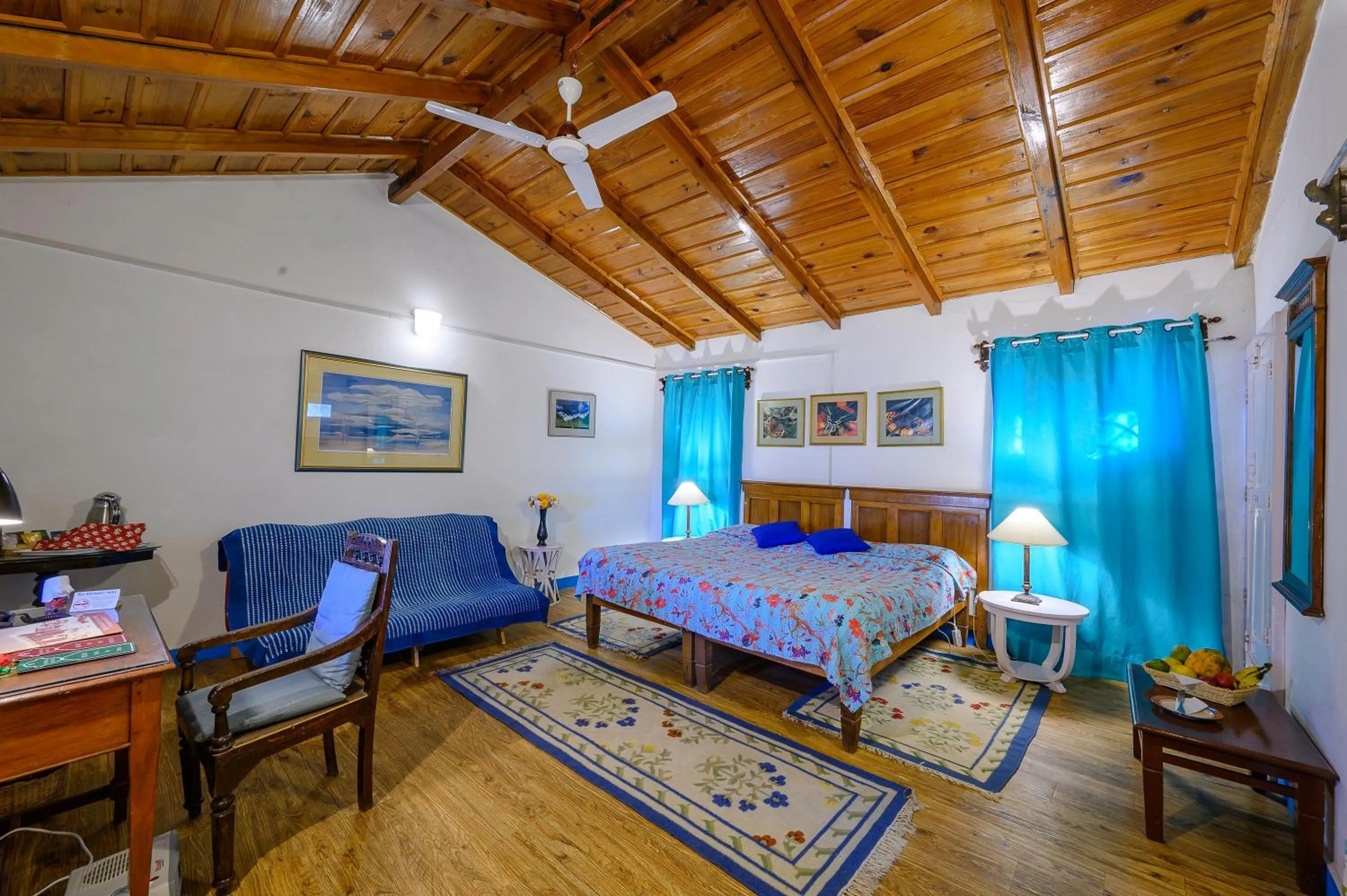 Bedroom, Bed in Neemrana's - Ramgarh Bungalows