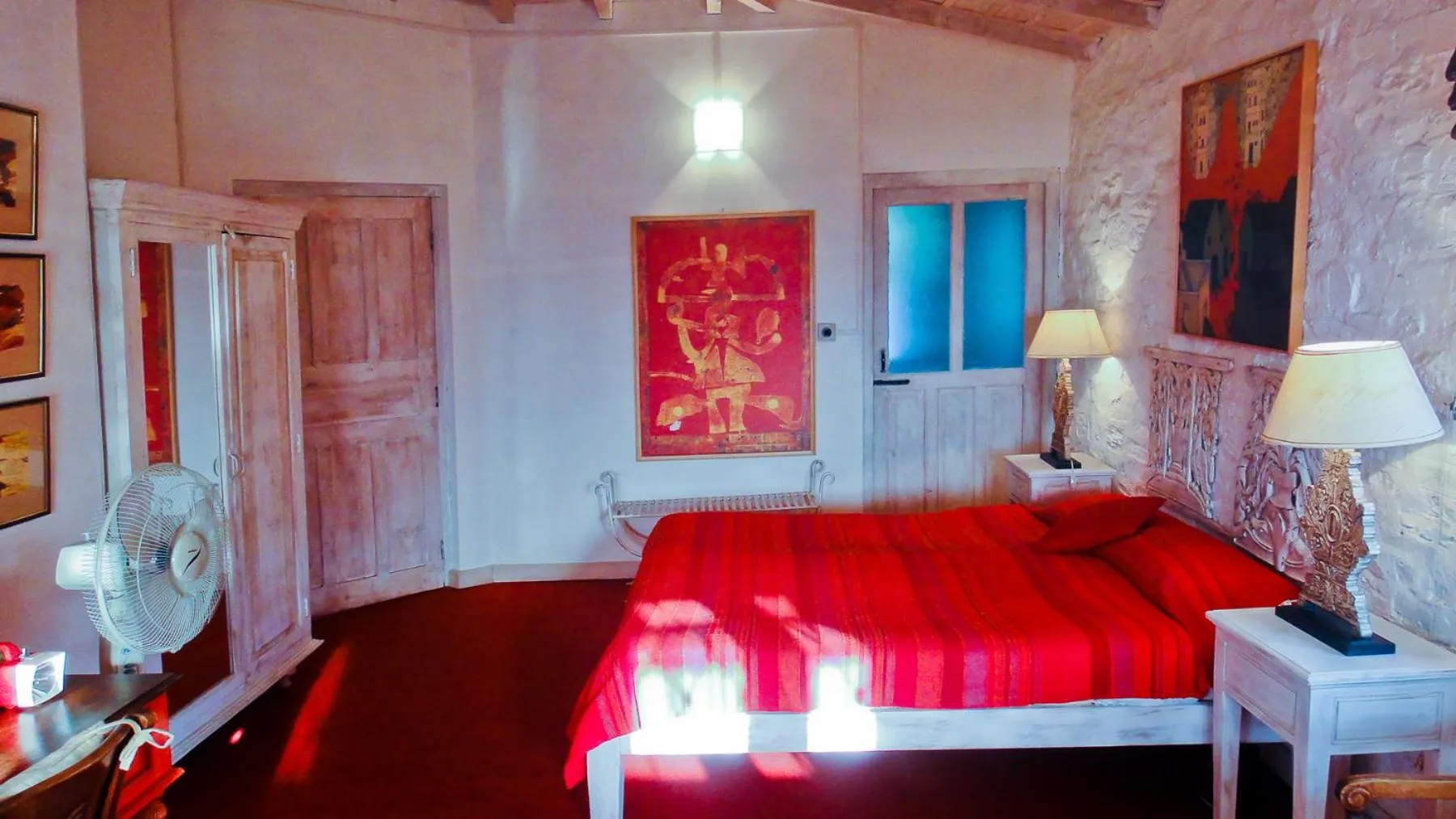 Bedroom, Bed in Neemrana's - Ramgarh Bungalows
