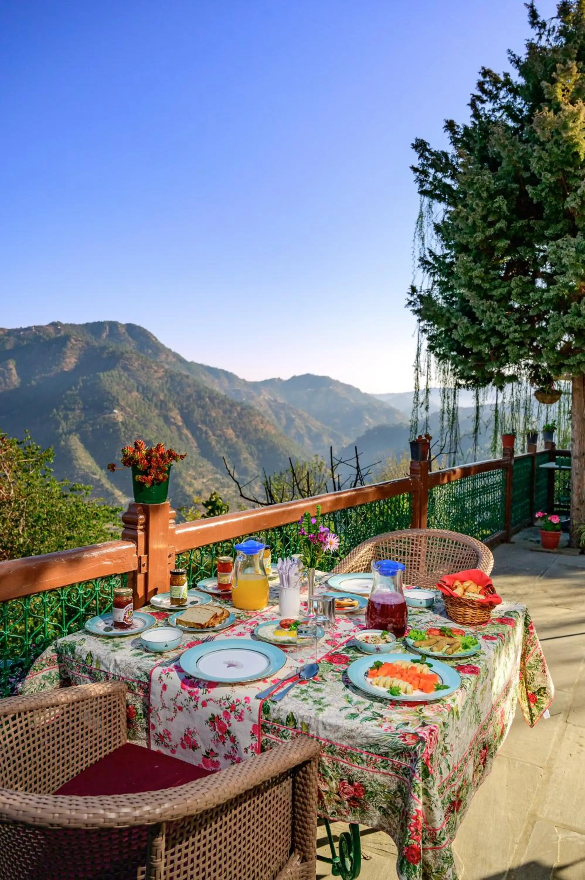 Breakfast in Neemrana's - Ramgarh Bungalows