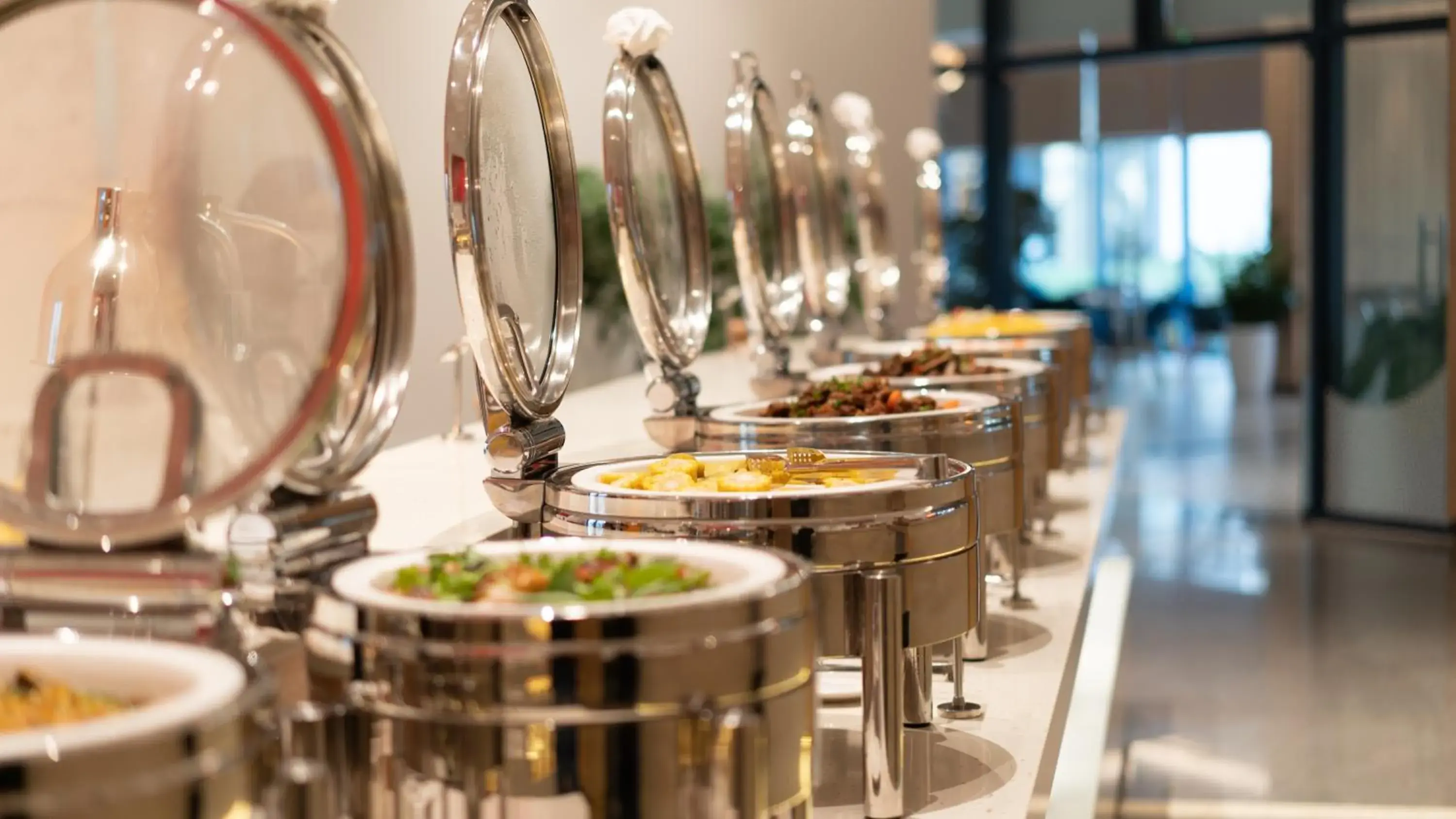 Buffet breakfast in The Empyrean Cam Ranh Beach Resort Buffet breakfast in The Empyrean Cam Ranh Beach Resort