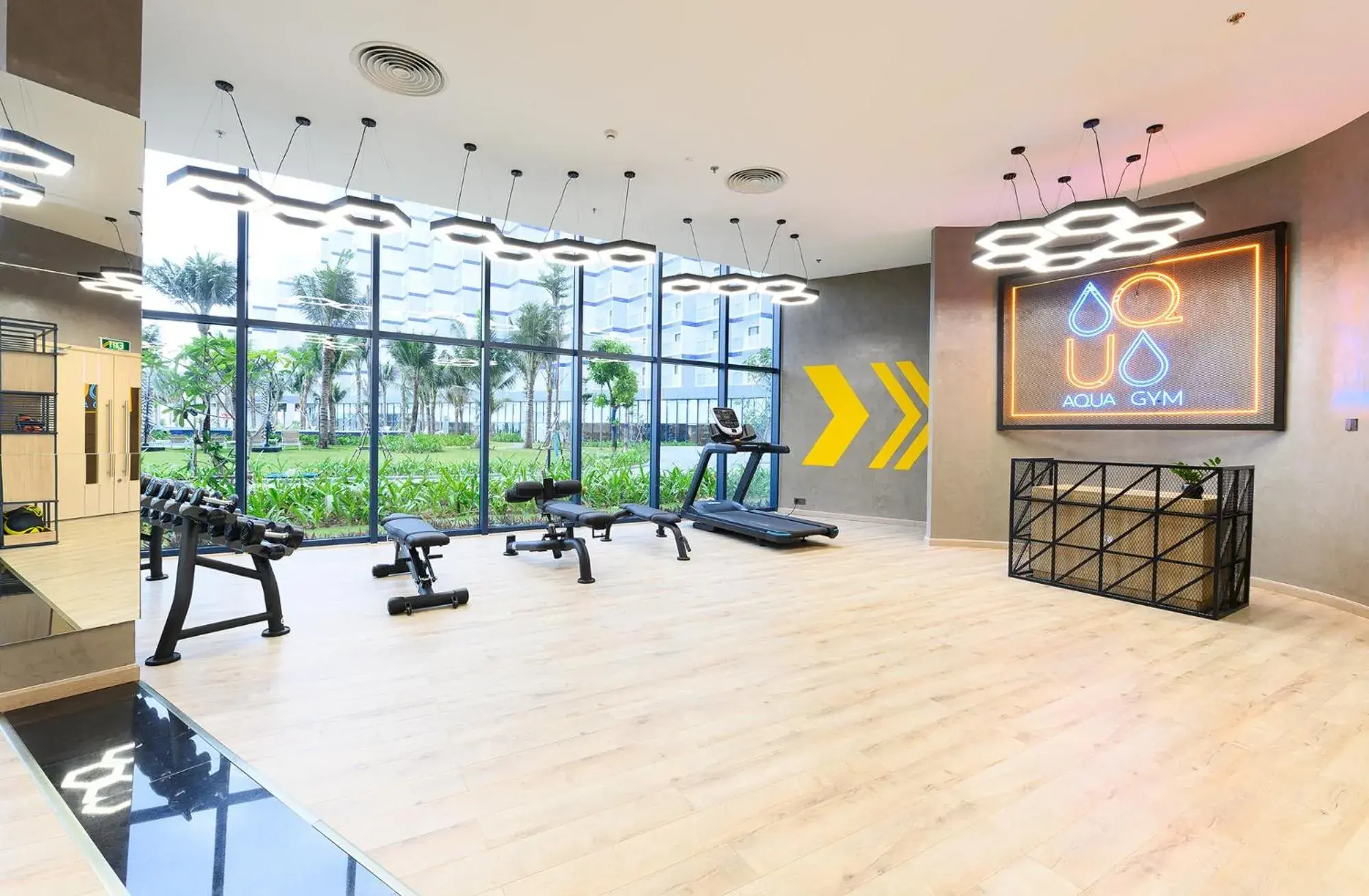 Fitness centre/facilities in The Empyrean Cam Ranh Beach Resort Fitness centre/facilities in The Empyrean Cam Ranh Beach Resort