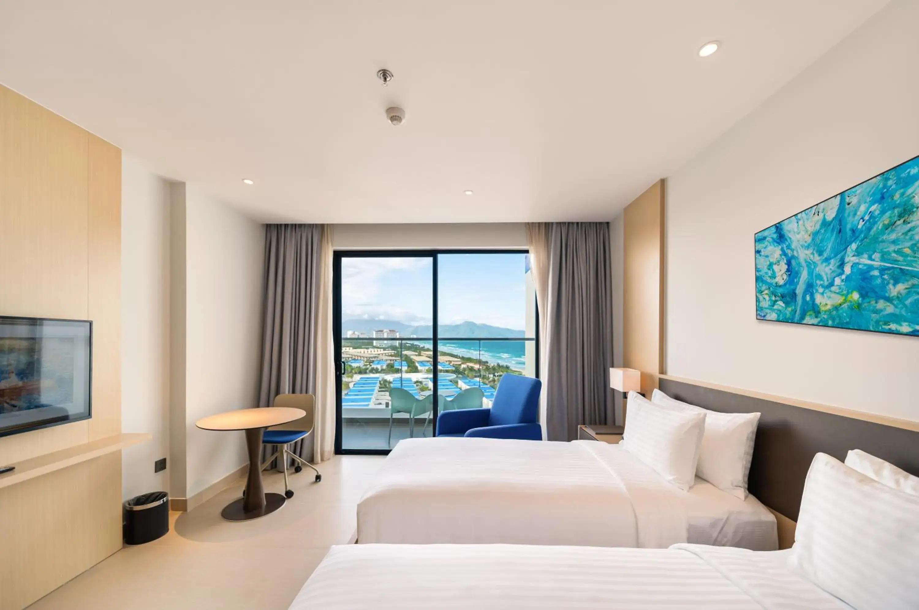 View (from property/room), Bed in The Empyrean Cam Ranh Beach Resort View (from property/room), Bed in The Empyrean Cam Ranh Beach Resort
