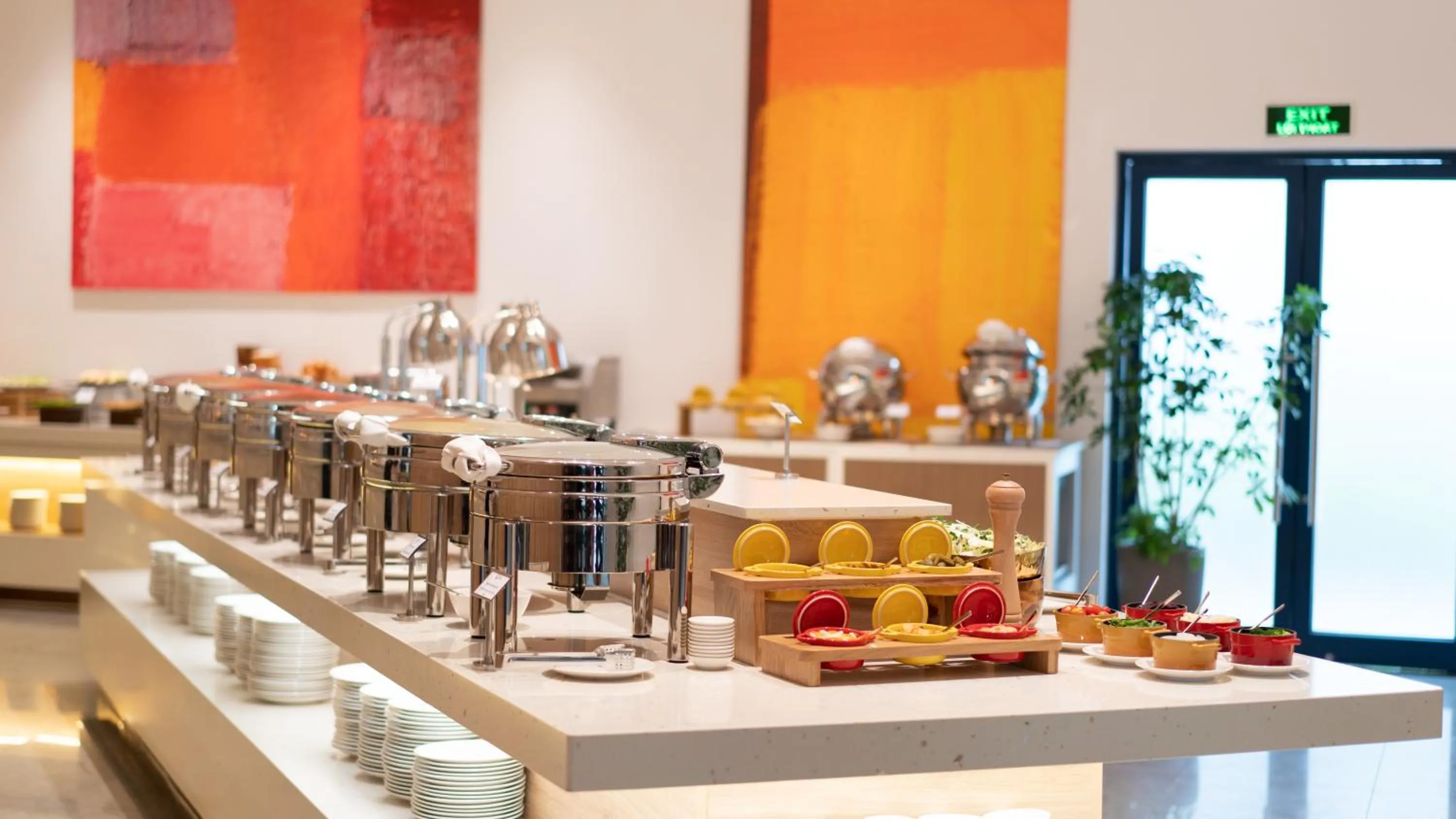 Buffet breakfast in The Empyrean Cam Ranh Beach Resort