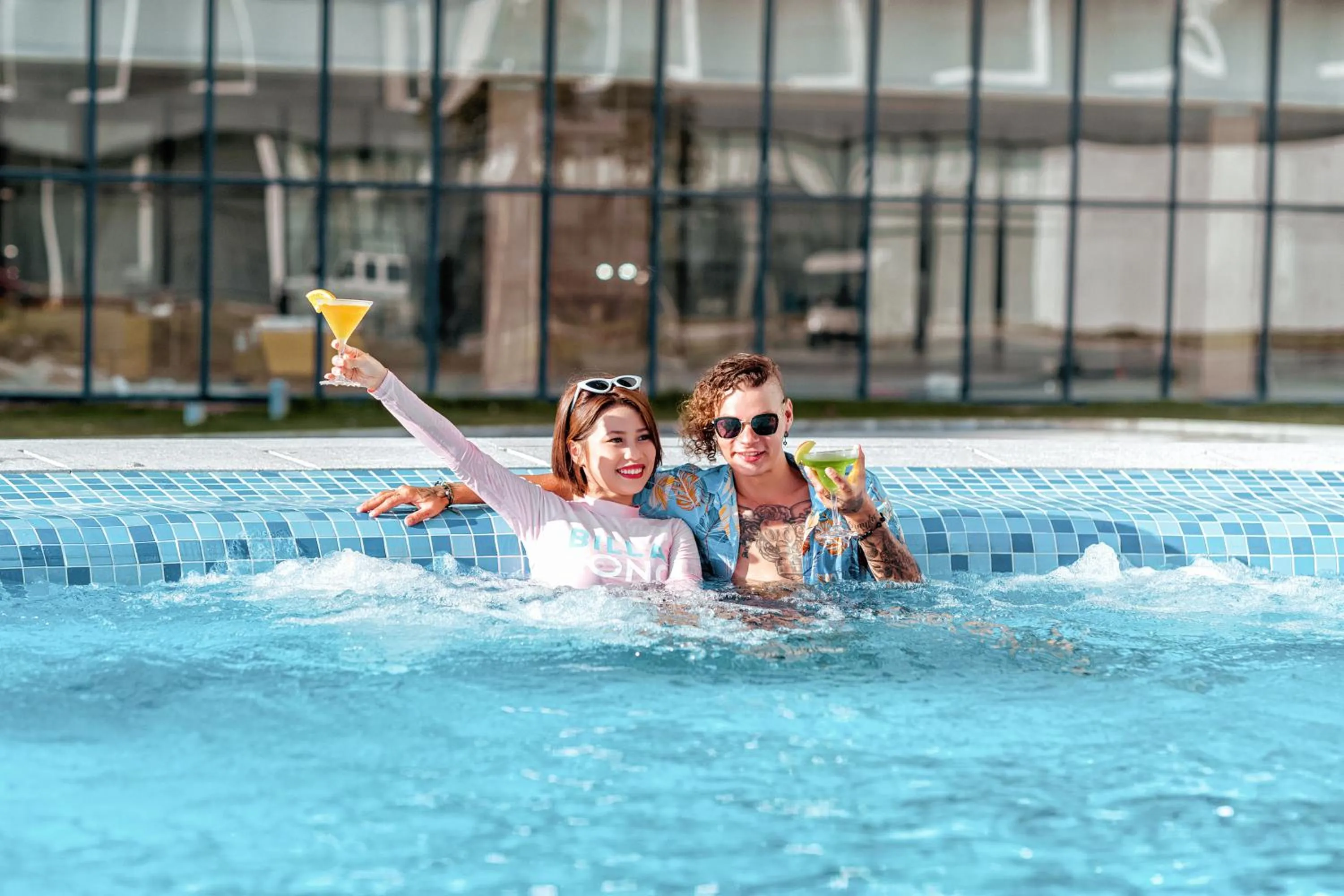 Swimming pool in The Empyrean Cam Ranh Beach Resort