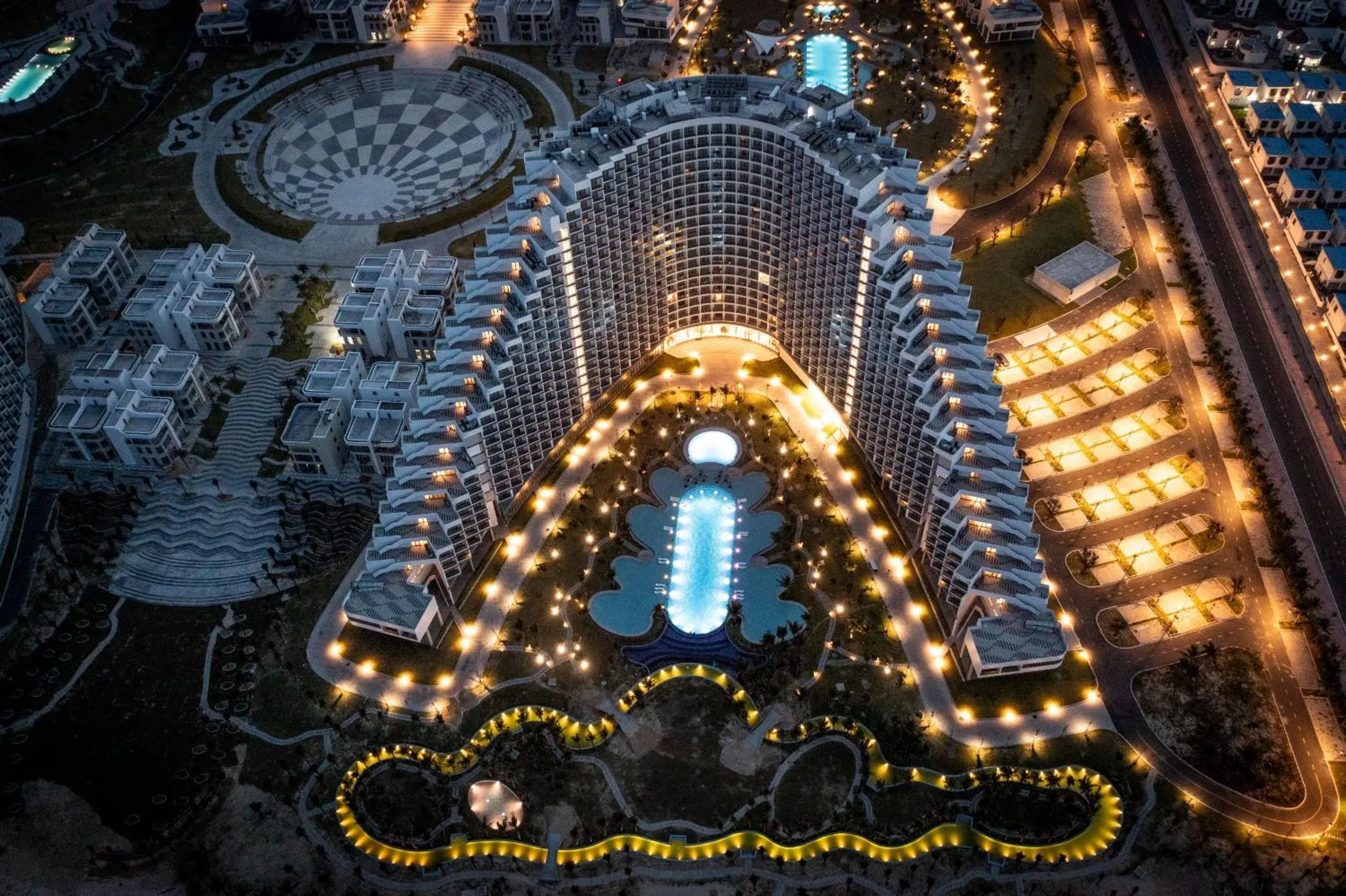 Property building in The Empyrean Cam Ranh Beach Resort Property building in The Empyrean Cam Ranh Beach Resort