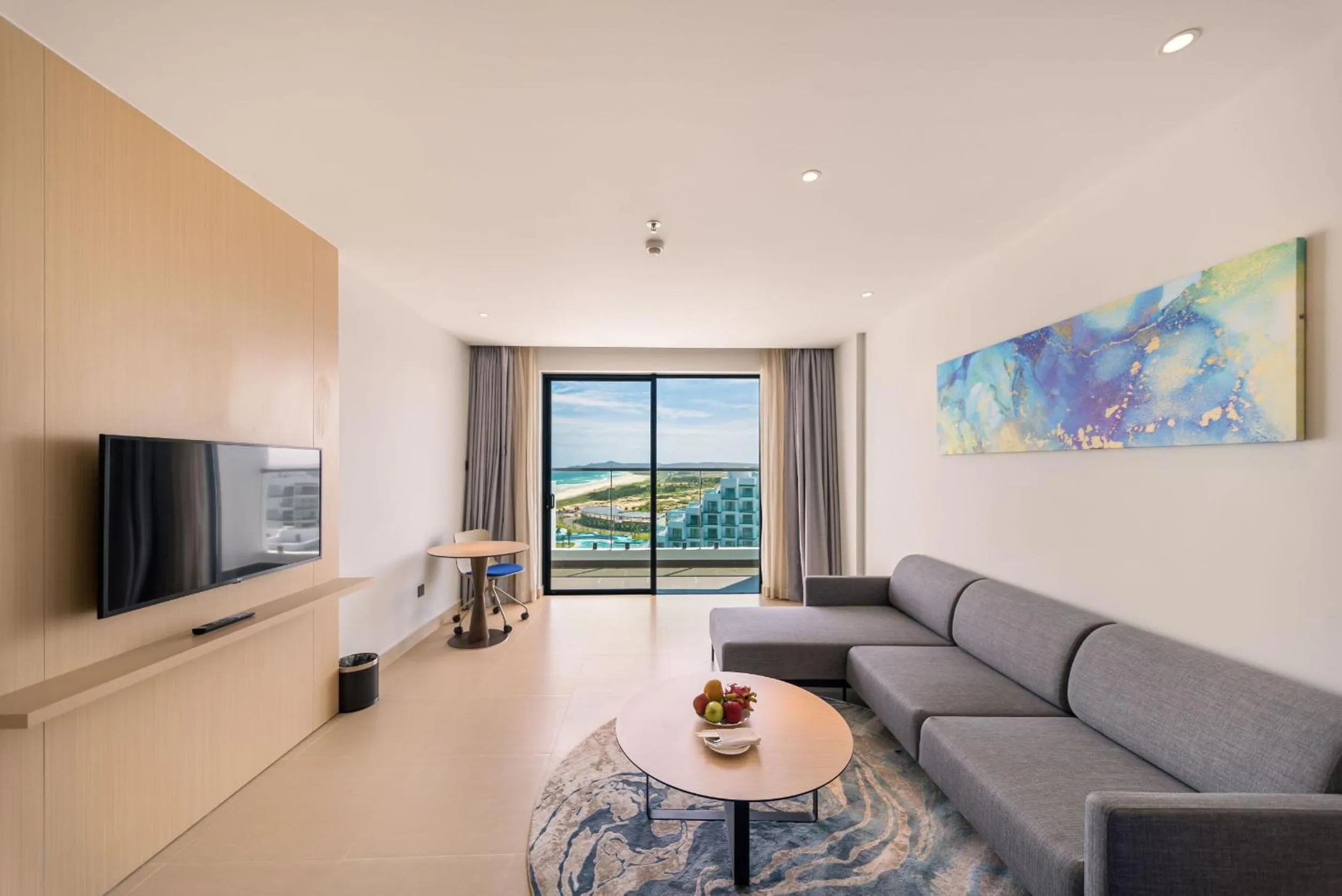 Living room in The Empyrean Cam Ranh Beach Resort