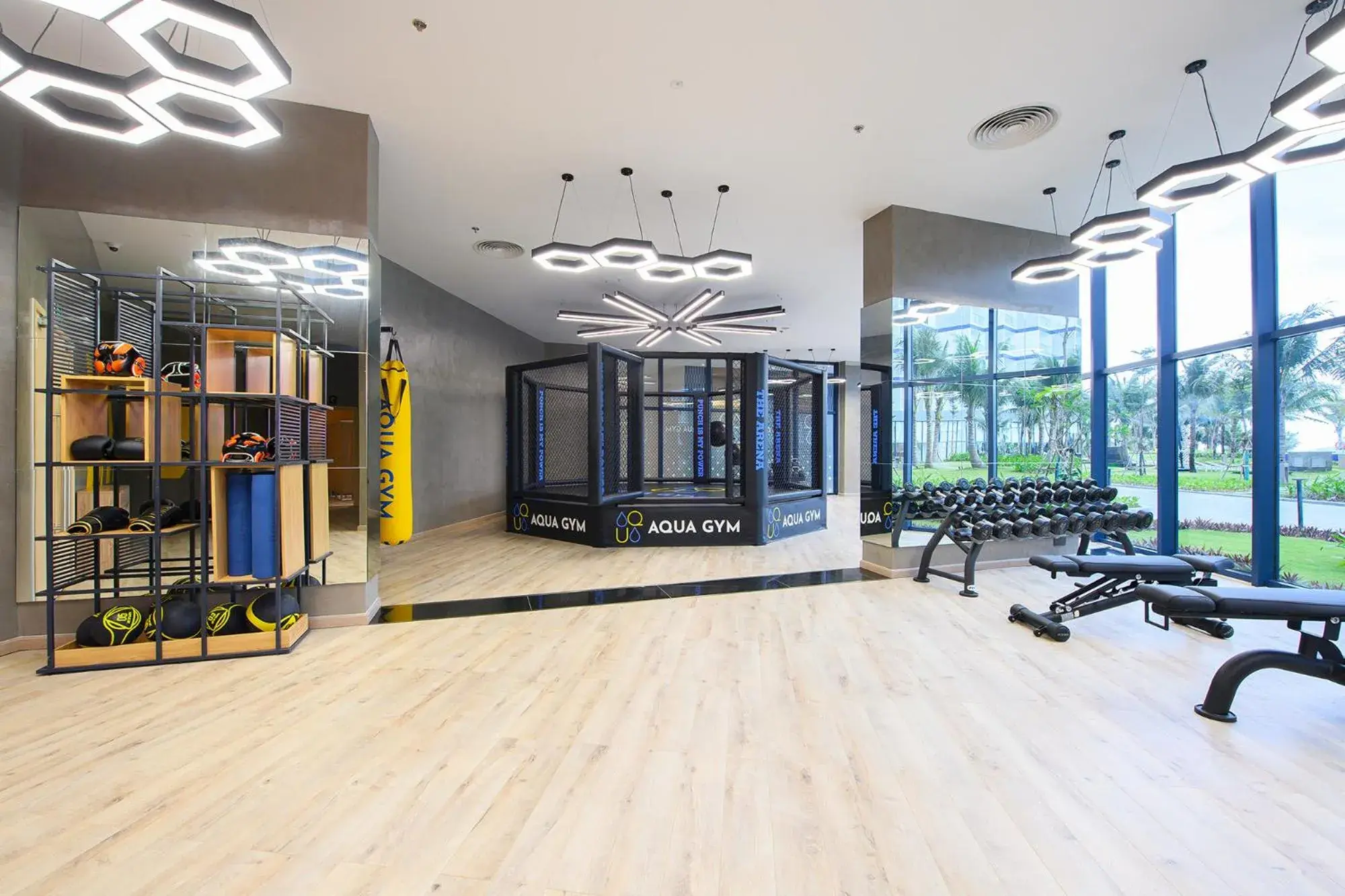 Fitness centre/facilities in The Empyrean Cam Ranh Beach Resort Fitness centre/facilities in The Empyrean Cam Ranh Beach Resort