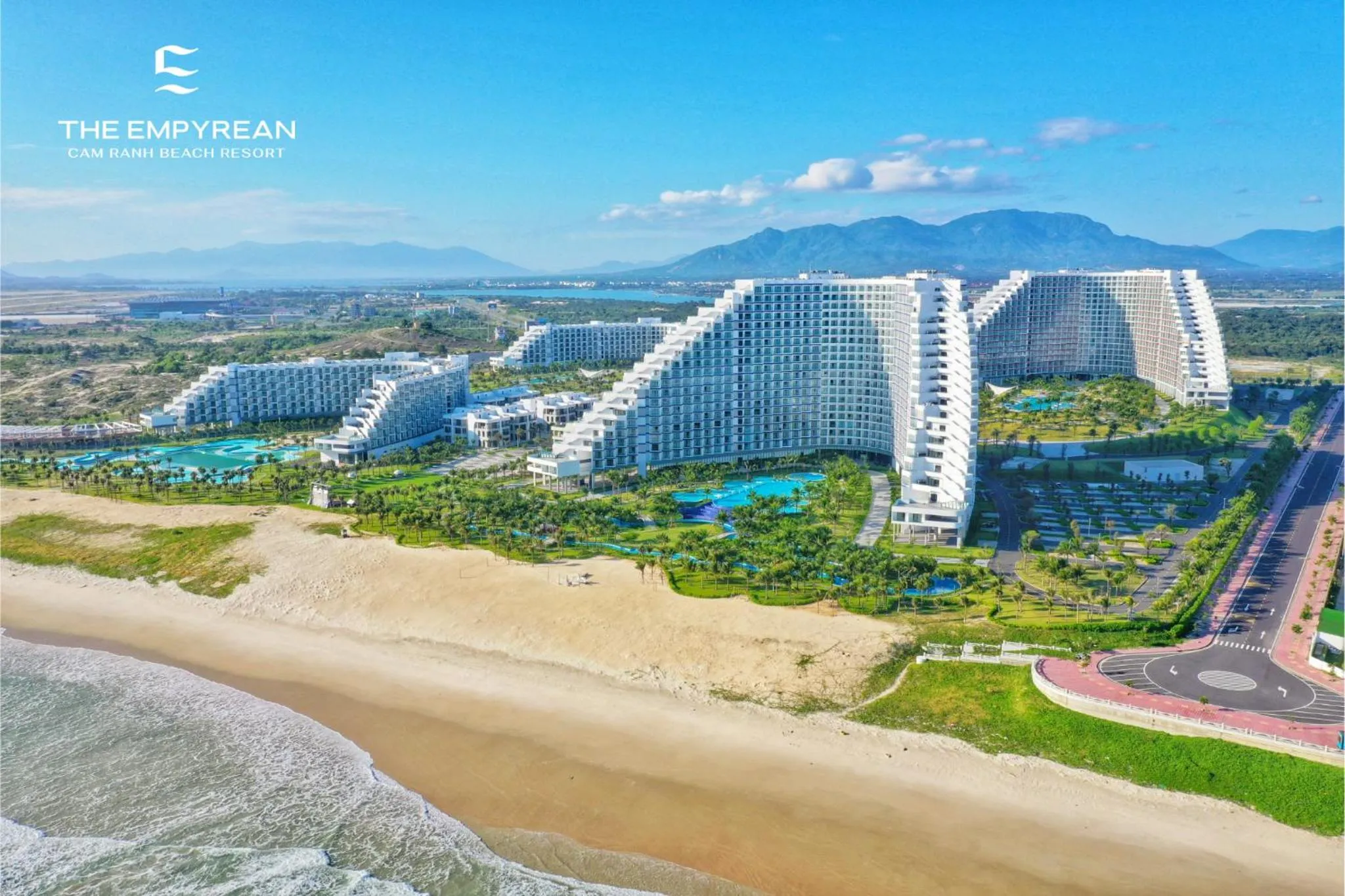 Property building in The Empyrean Cam Ranh Beach Resort