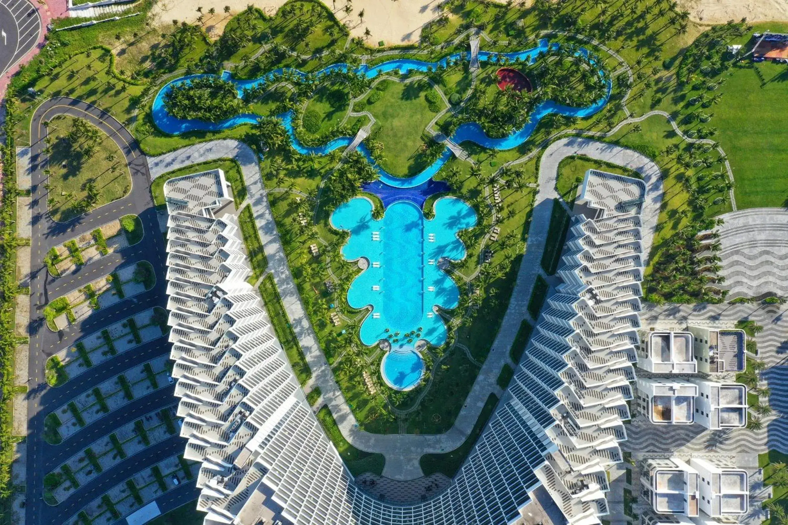 Property building in The Empyrean Cam Ranh Beach Resort Property building in The Empyrean Cam Ranh Beach Resort