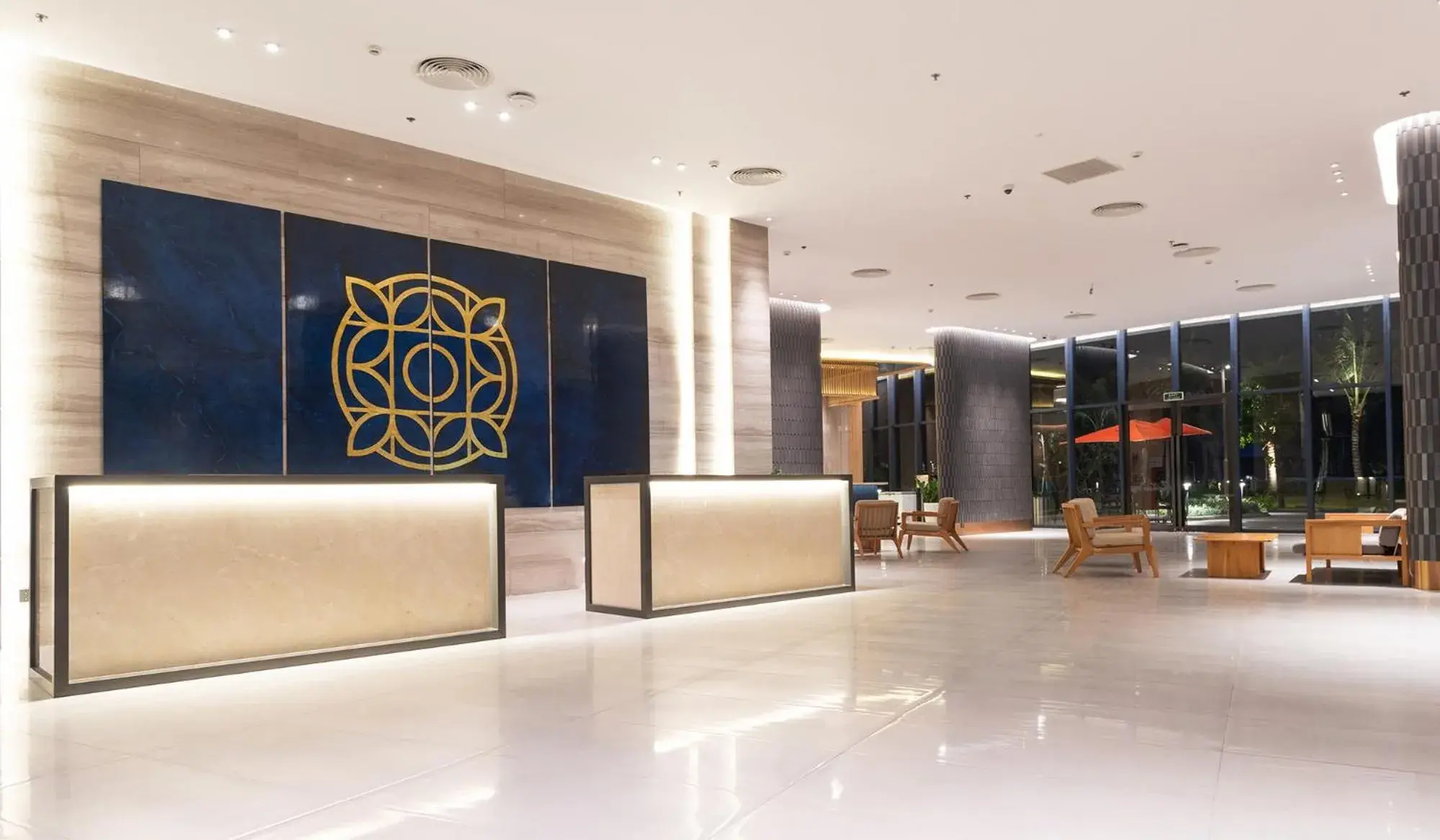 Lobby or reception in The Empyrean Cam Ranh Beach Resort Lobby or reception in The Empyrean Cam Ranh Beach Resort