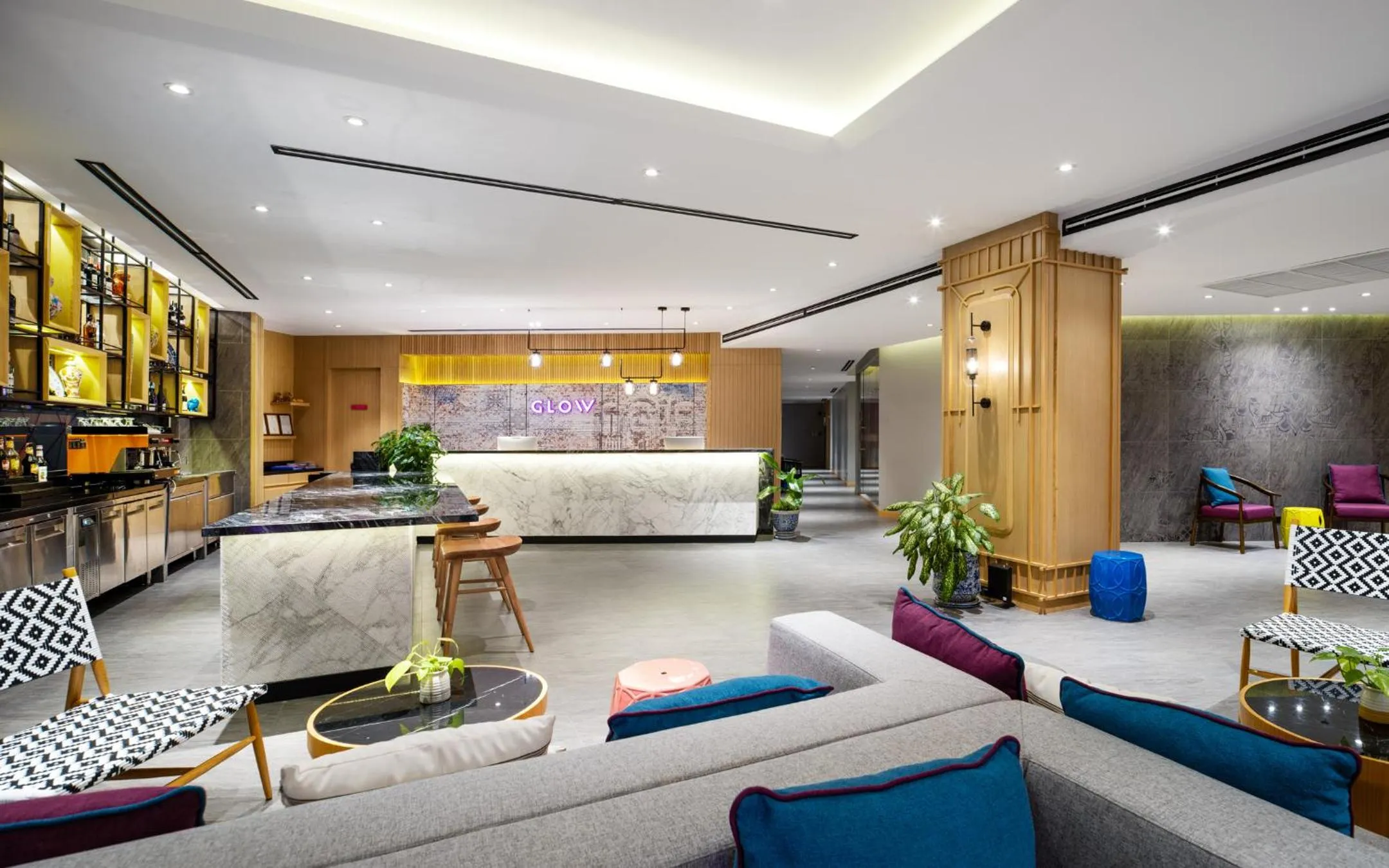 Lobby or reception in GLOW Mira Karon Beach