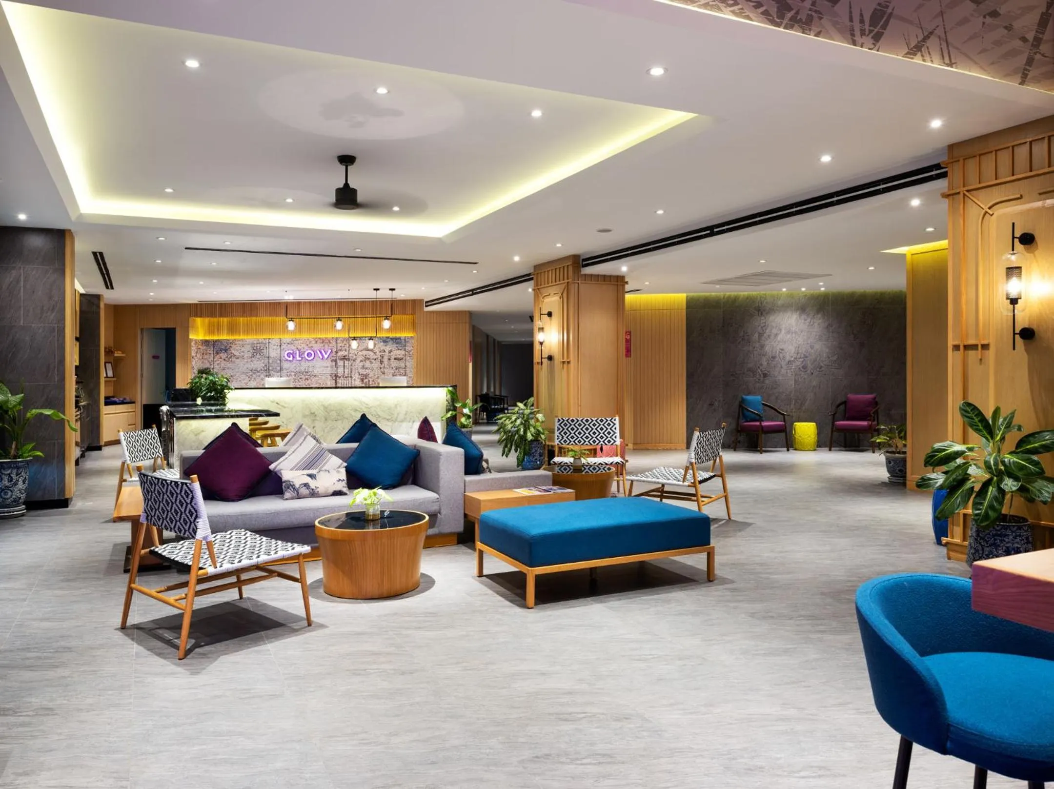 Lobby or reception in GLOW Mira Karon Beach