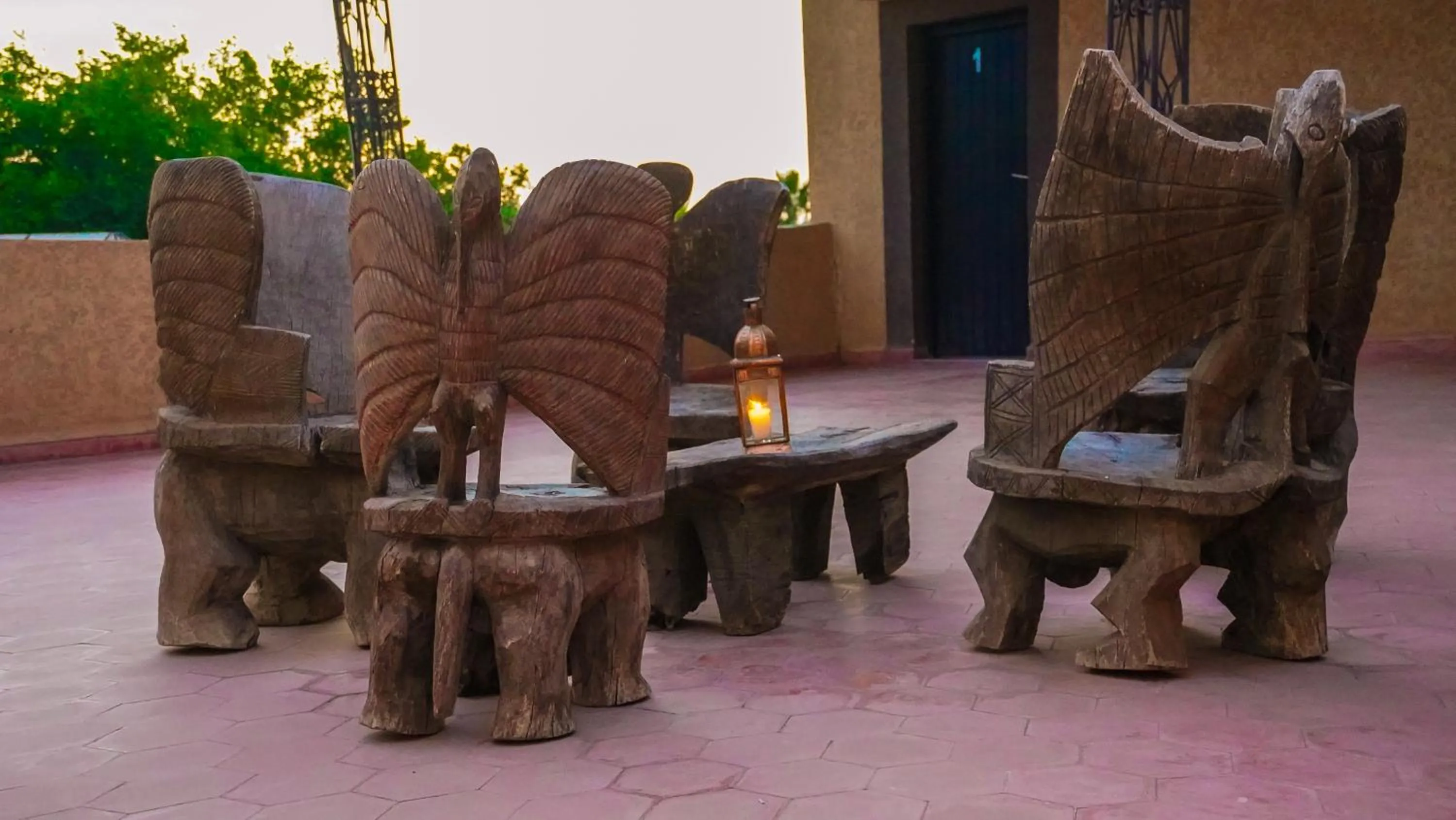 Patio in Weedan Hôtel Marrakech