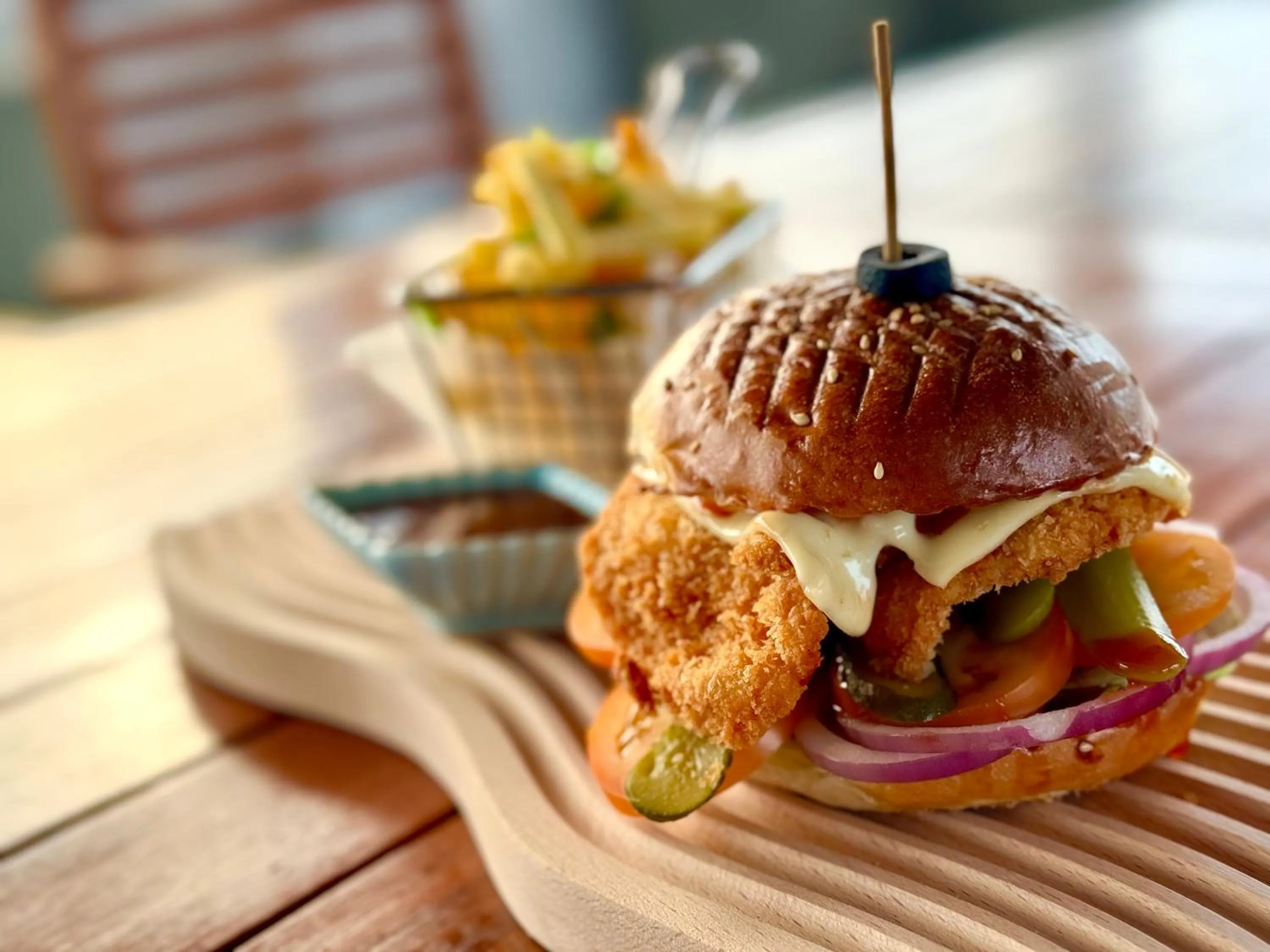 Food close-up in Sands Grand