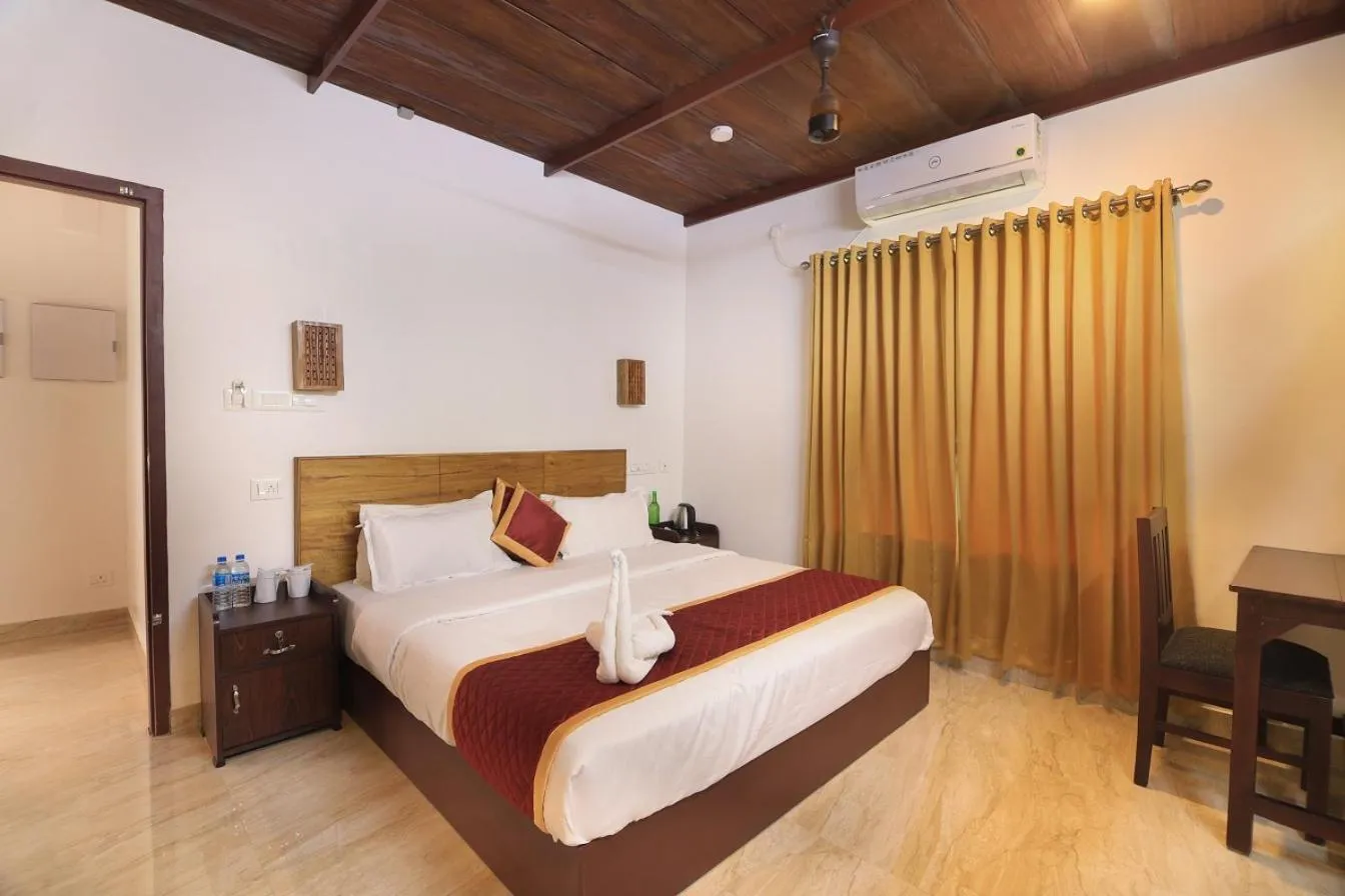 Bed in Vajra Ayurveda and Yoga Retreat