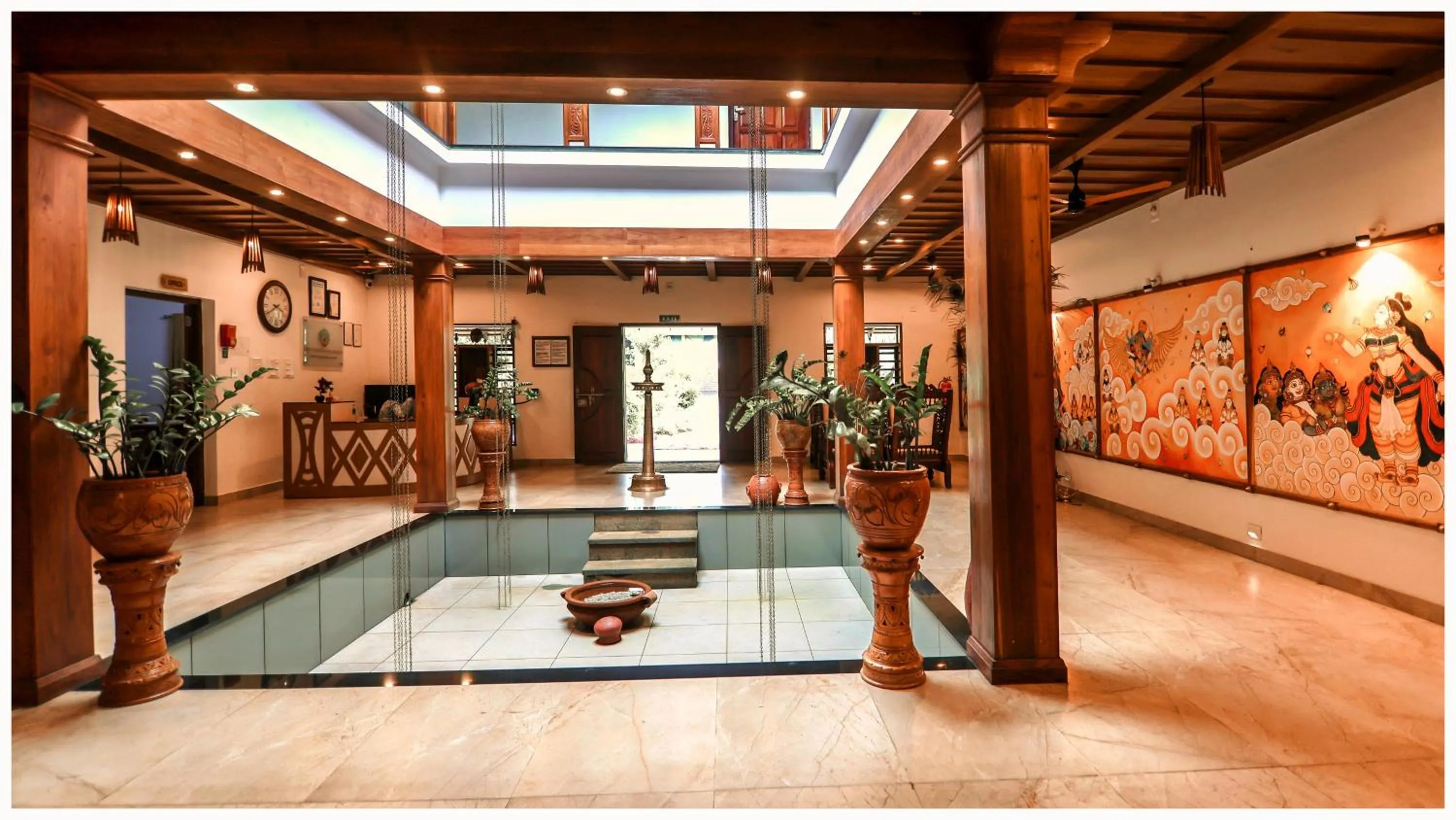 Property building in Vajra Ayurveda and Yoga Retreat