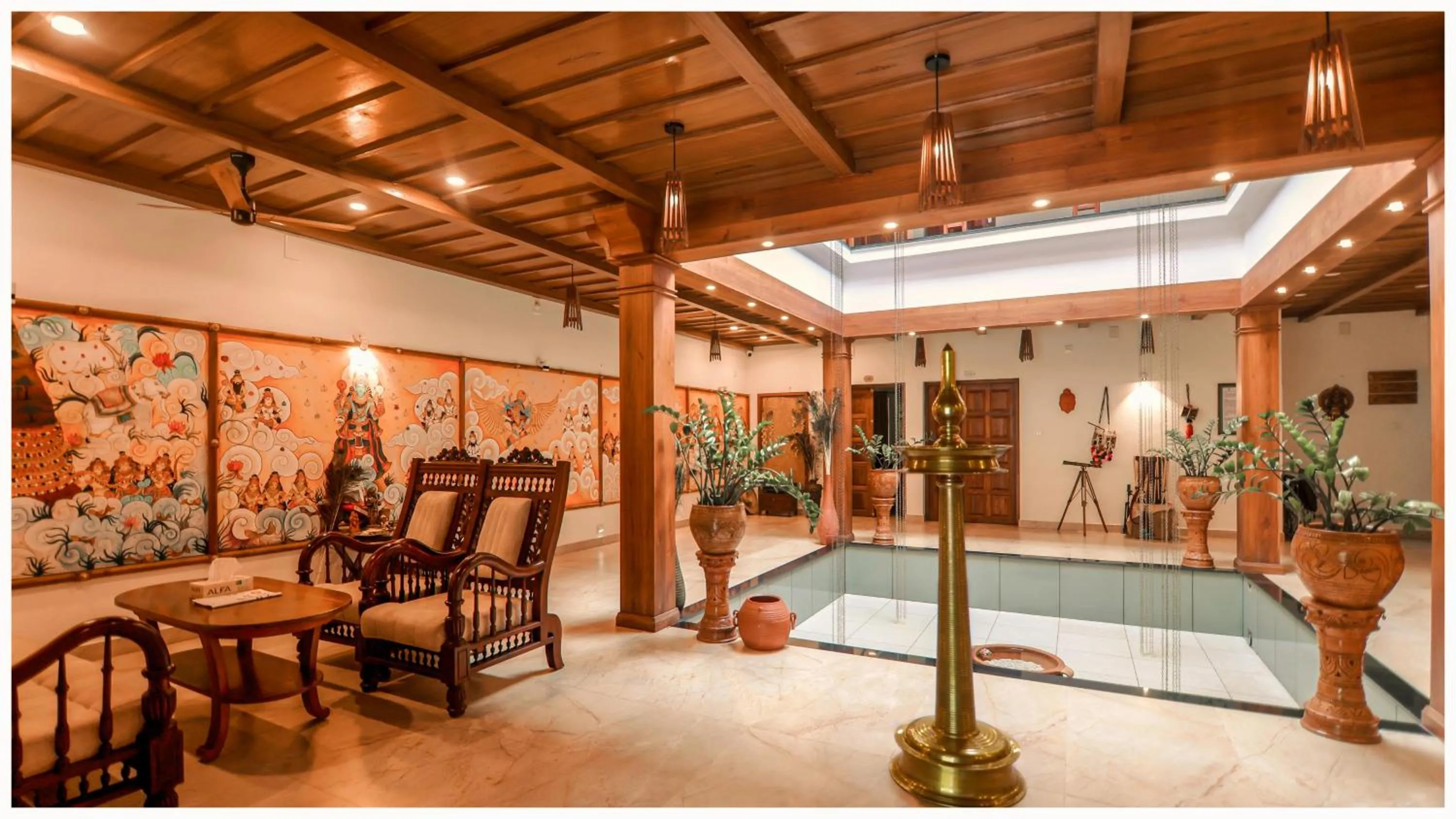 Property building in Vajra Ayurveda and Yoga Retreat