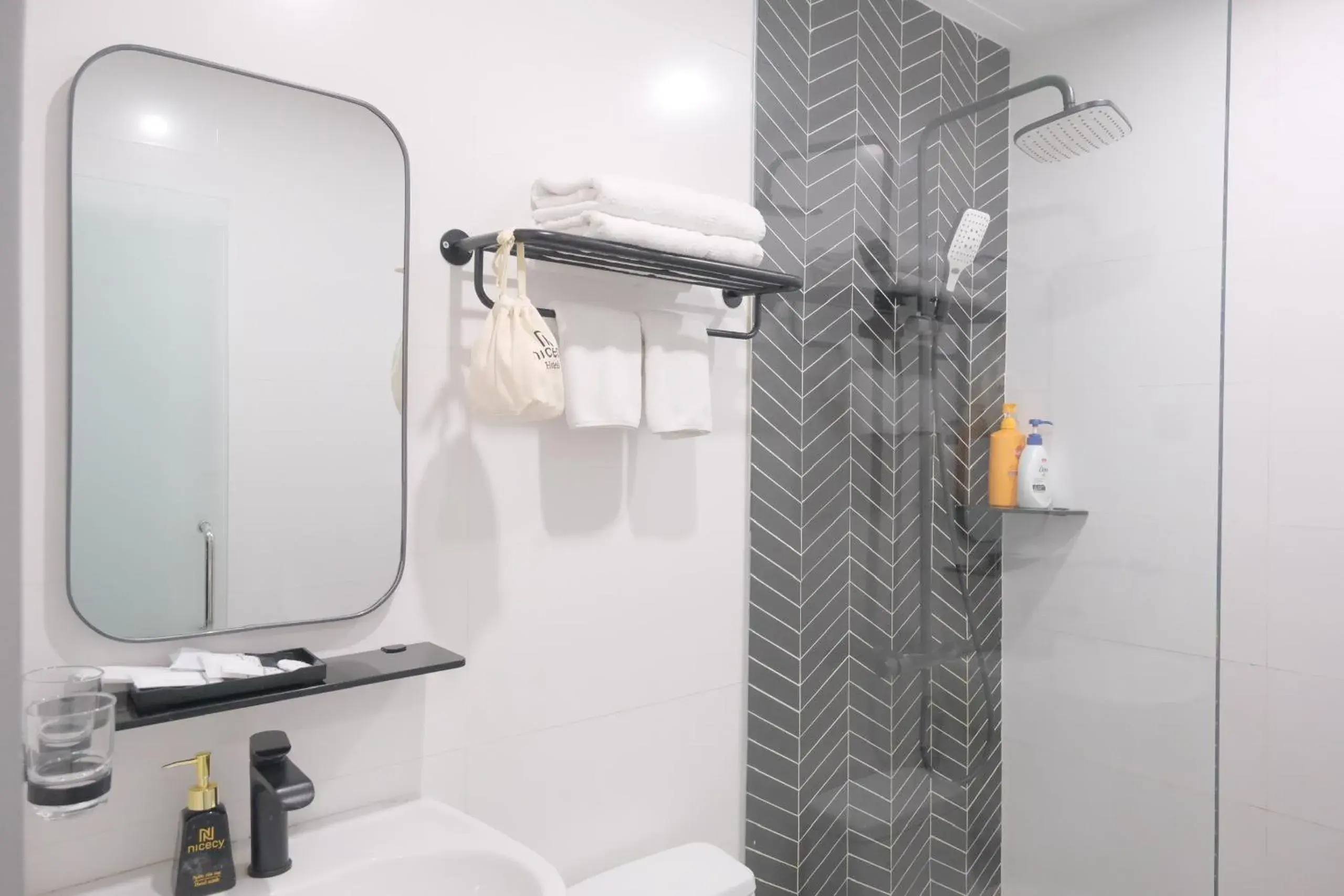 Shower in The Hotel Nicecy Shower in The Hotel Nicecy