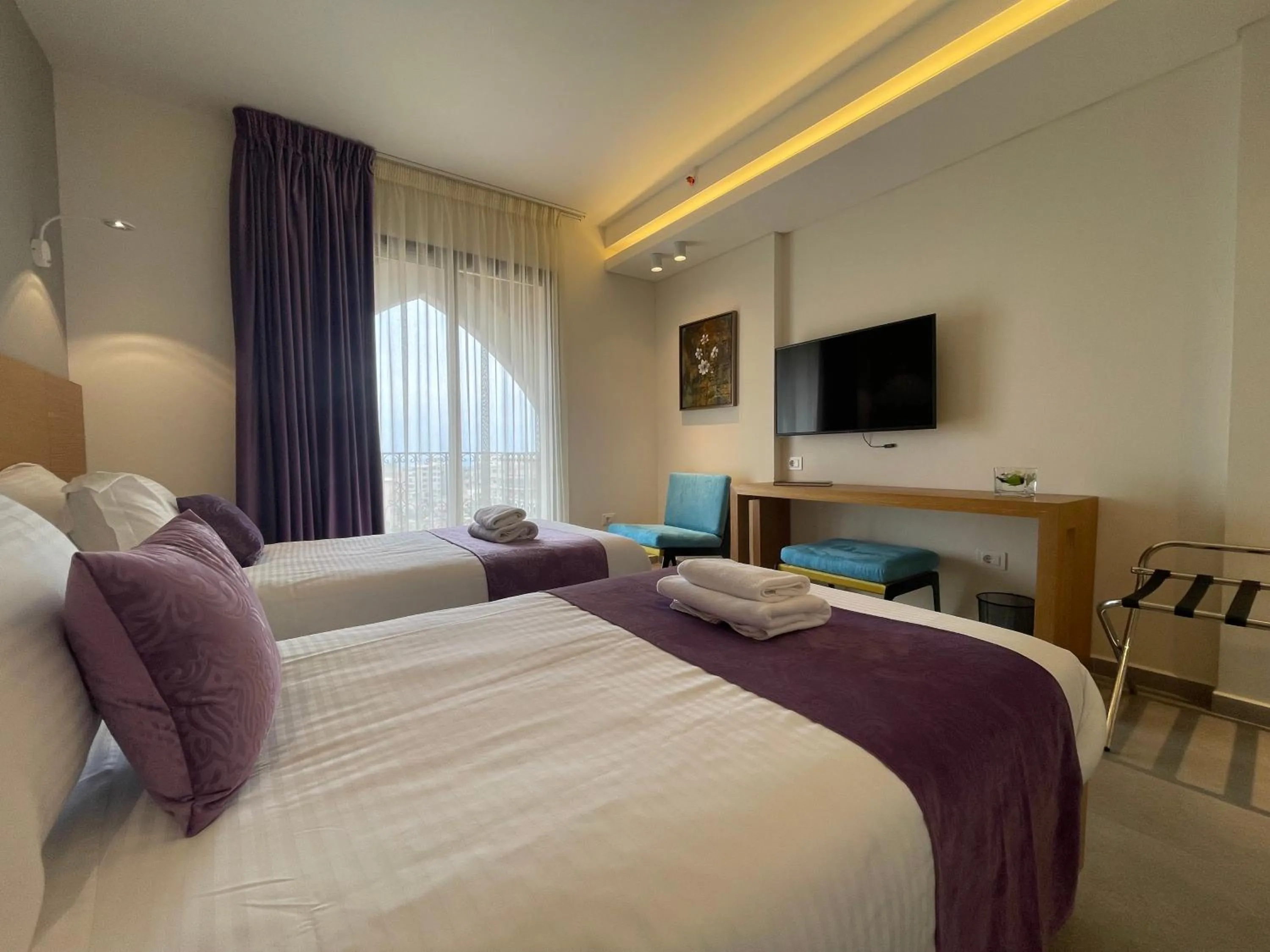 Bed in Majestic Byblos Grand Hotel