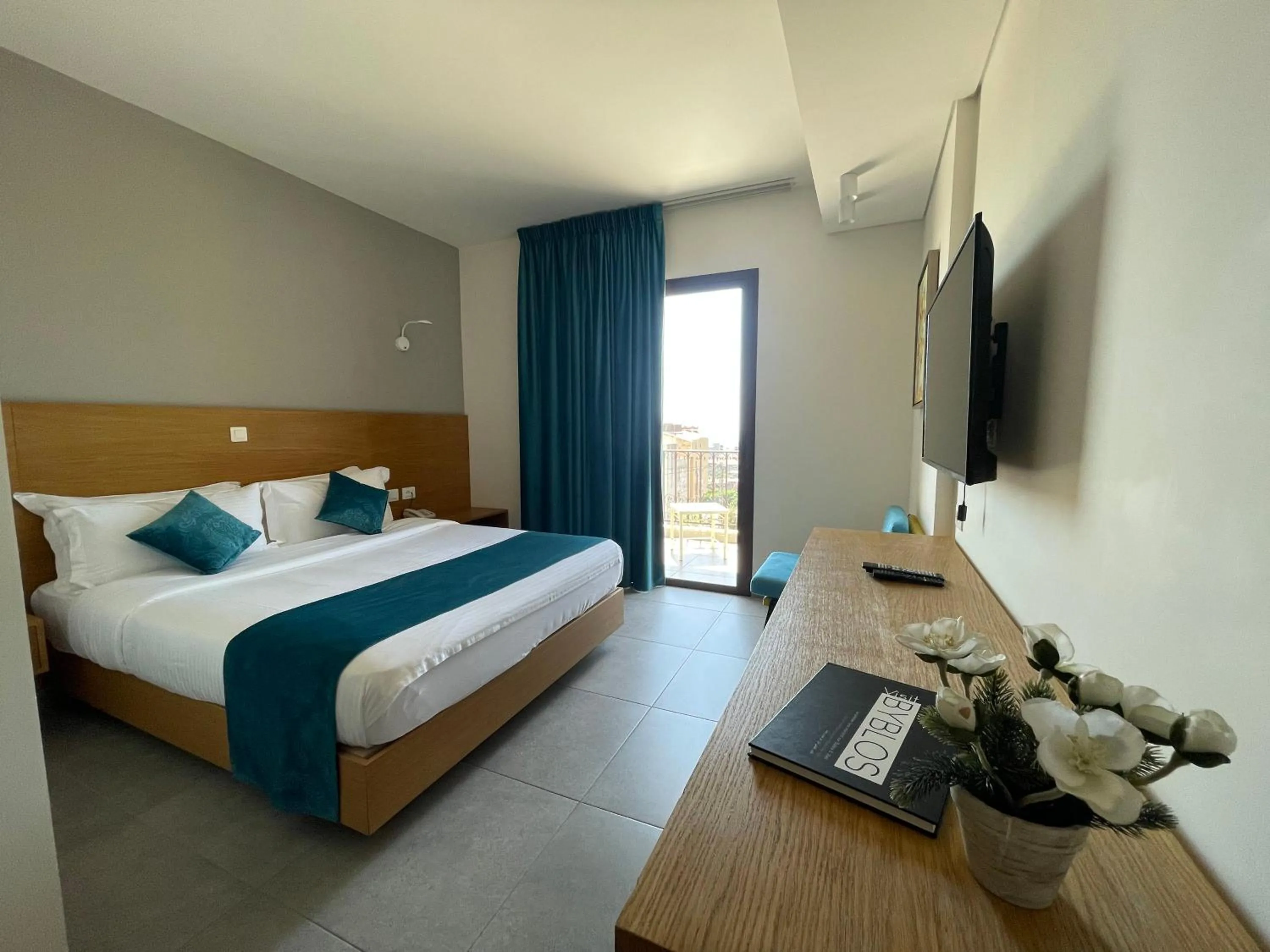 View (from property/room), Bed in Majestic Byblos Grand Hotel