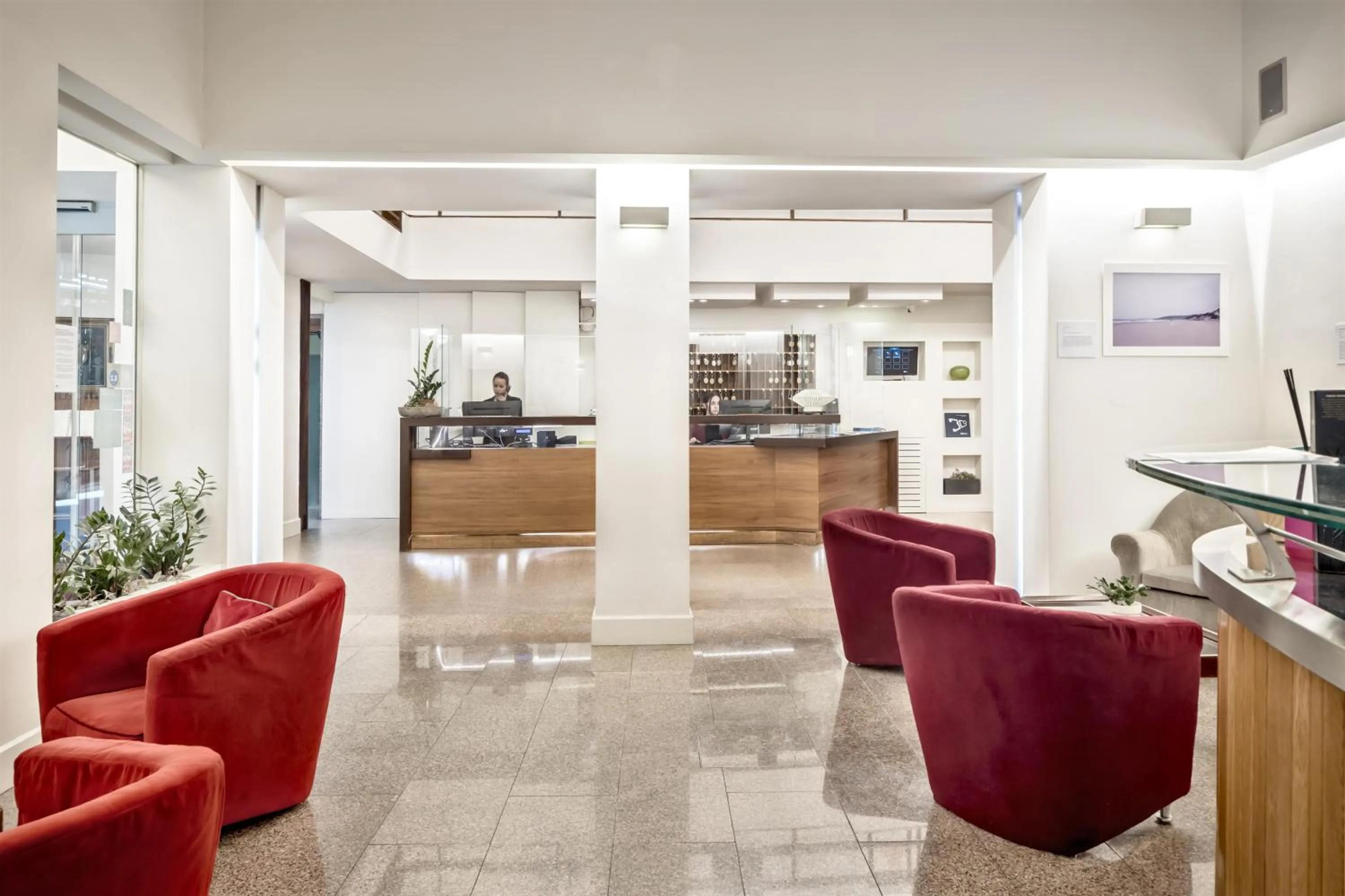 Lobby or reception in Hotel Italia