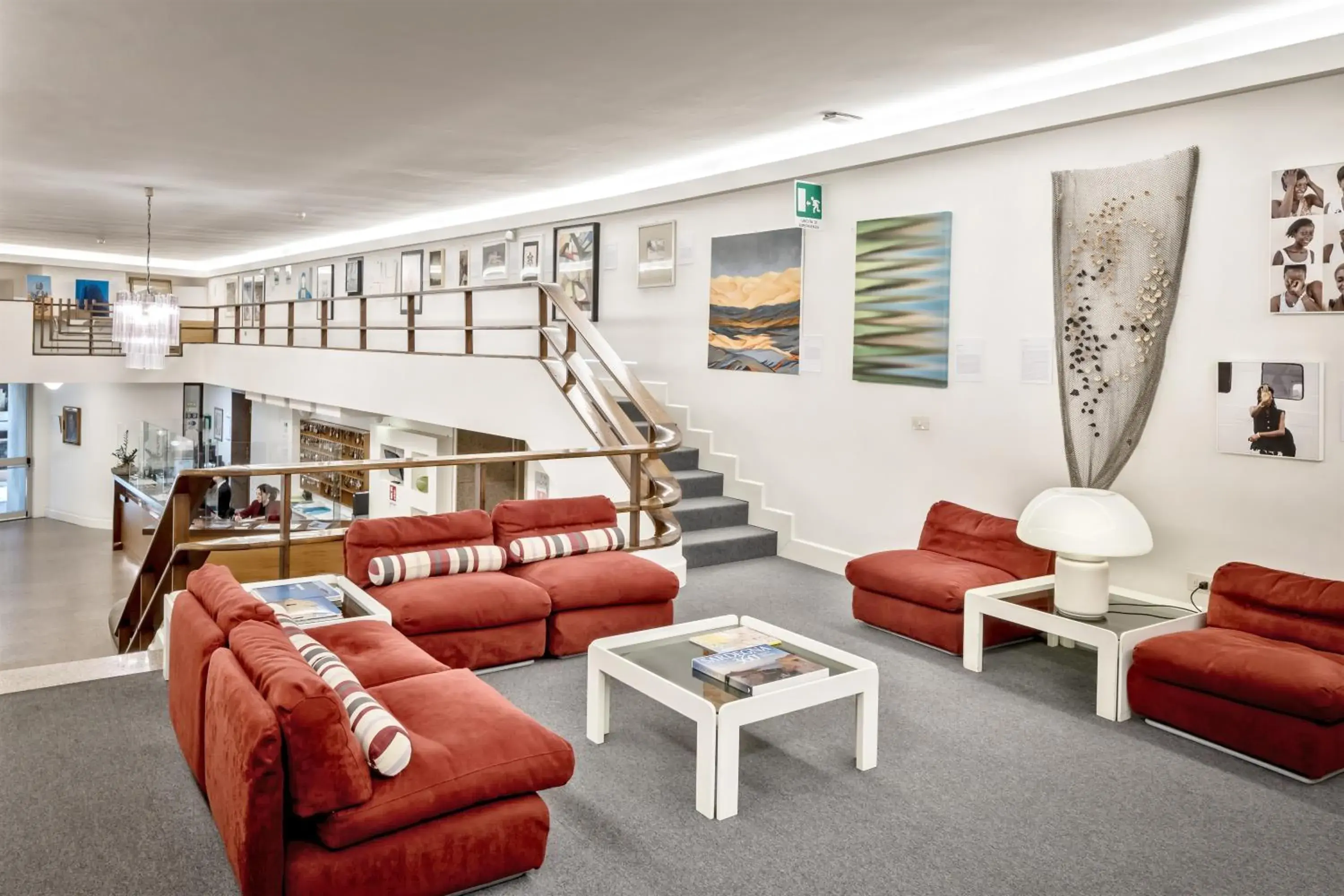 Lobby or reception in Hotel Italia Lobby or reception in Hotel Italia