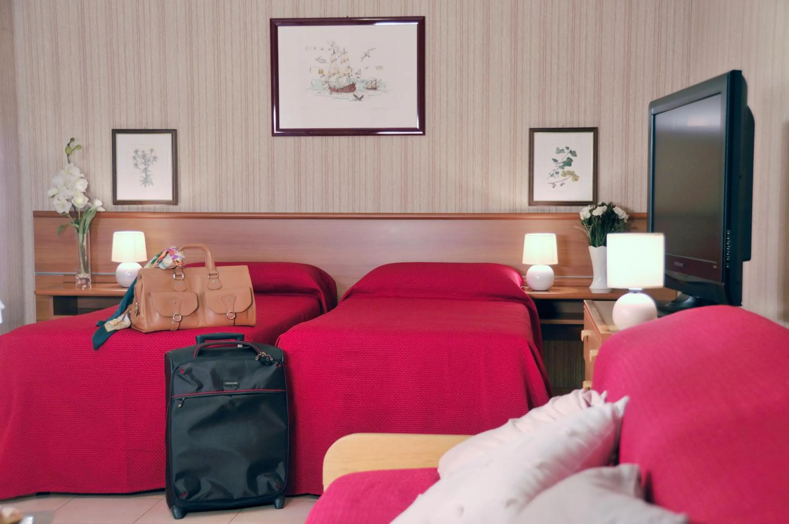 Bed in Hotel Residence Ulivi E Palme