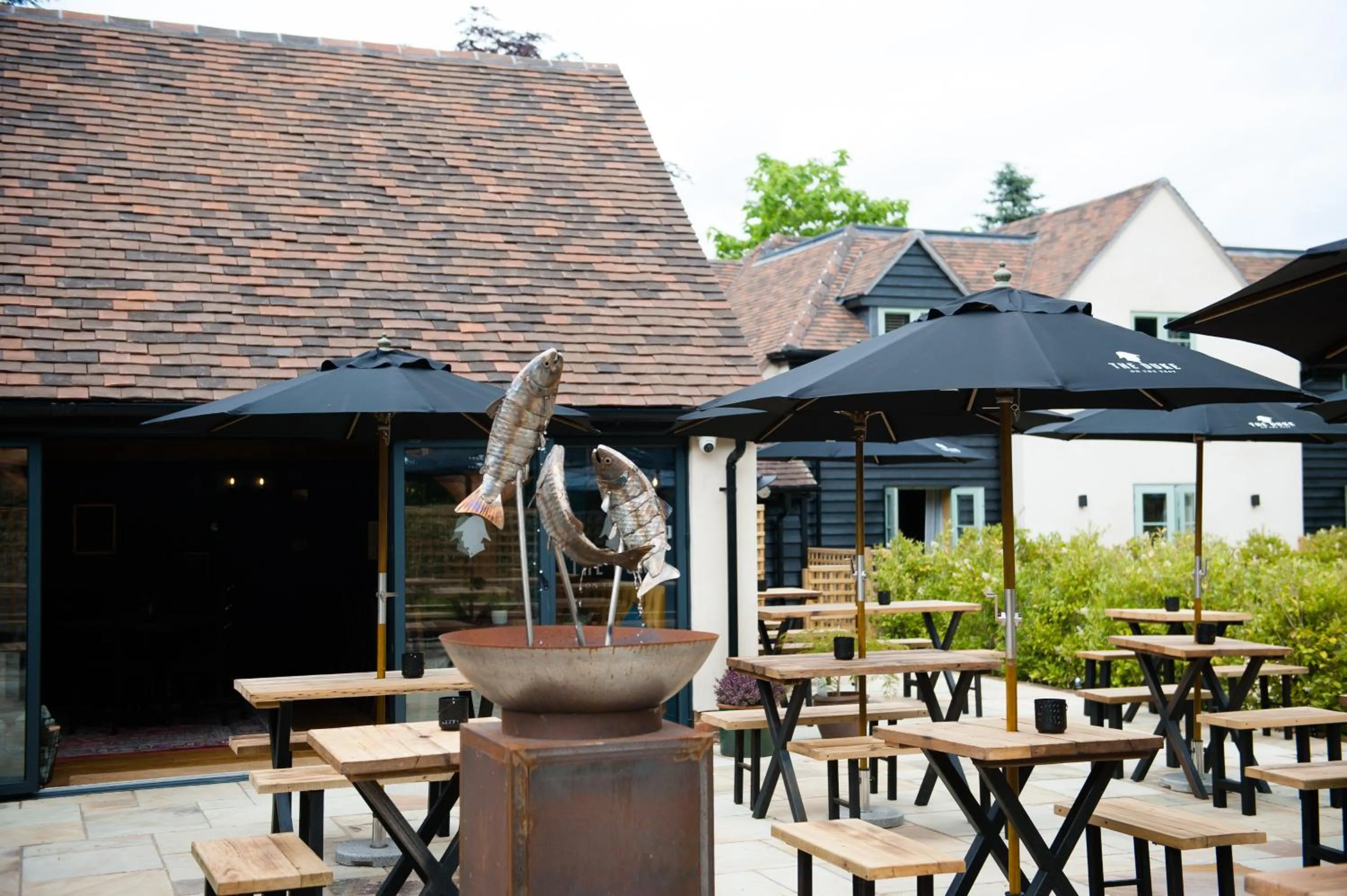 Patio in The Duke on The Test