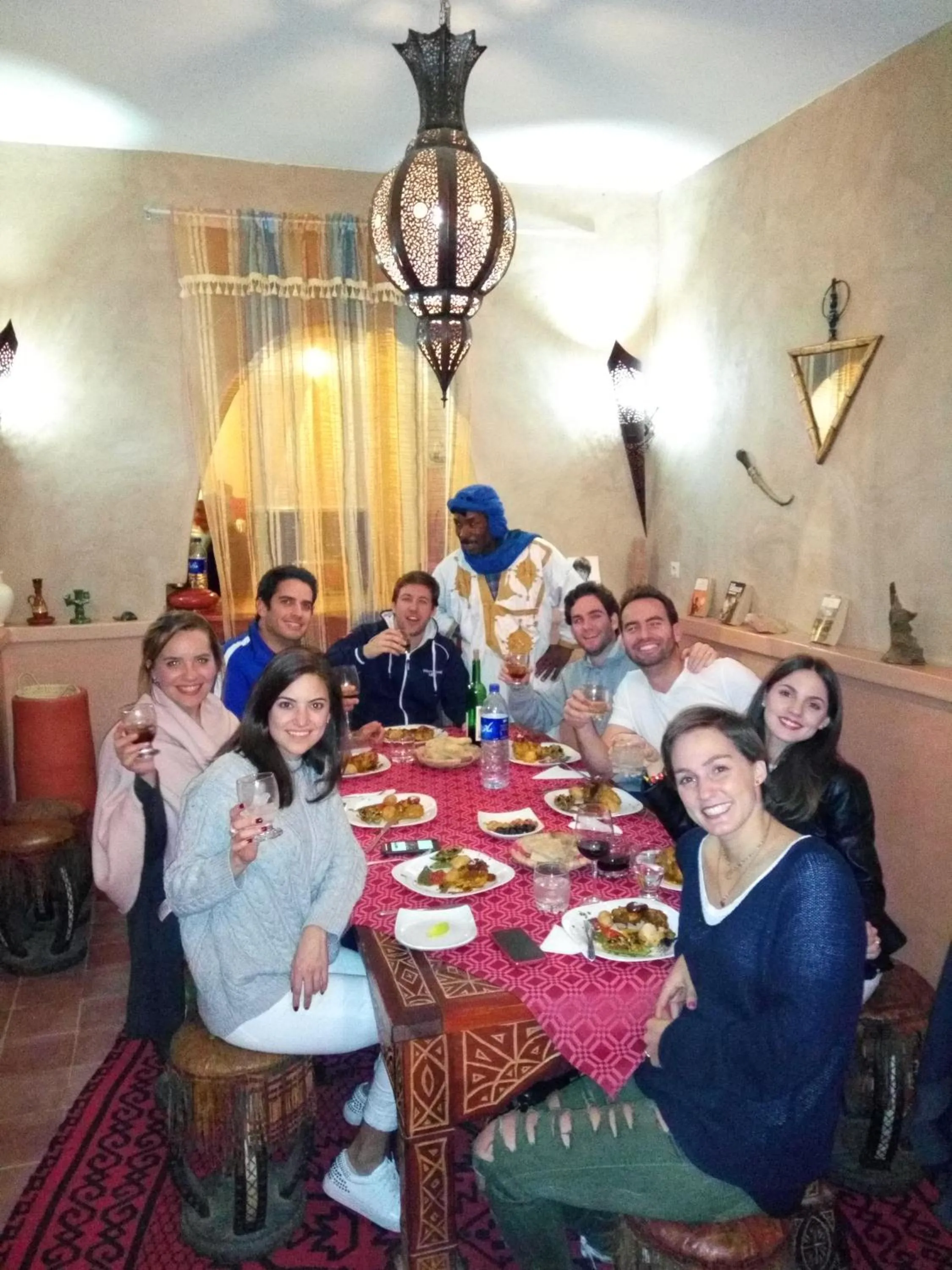 group of guests in Dar Amazir