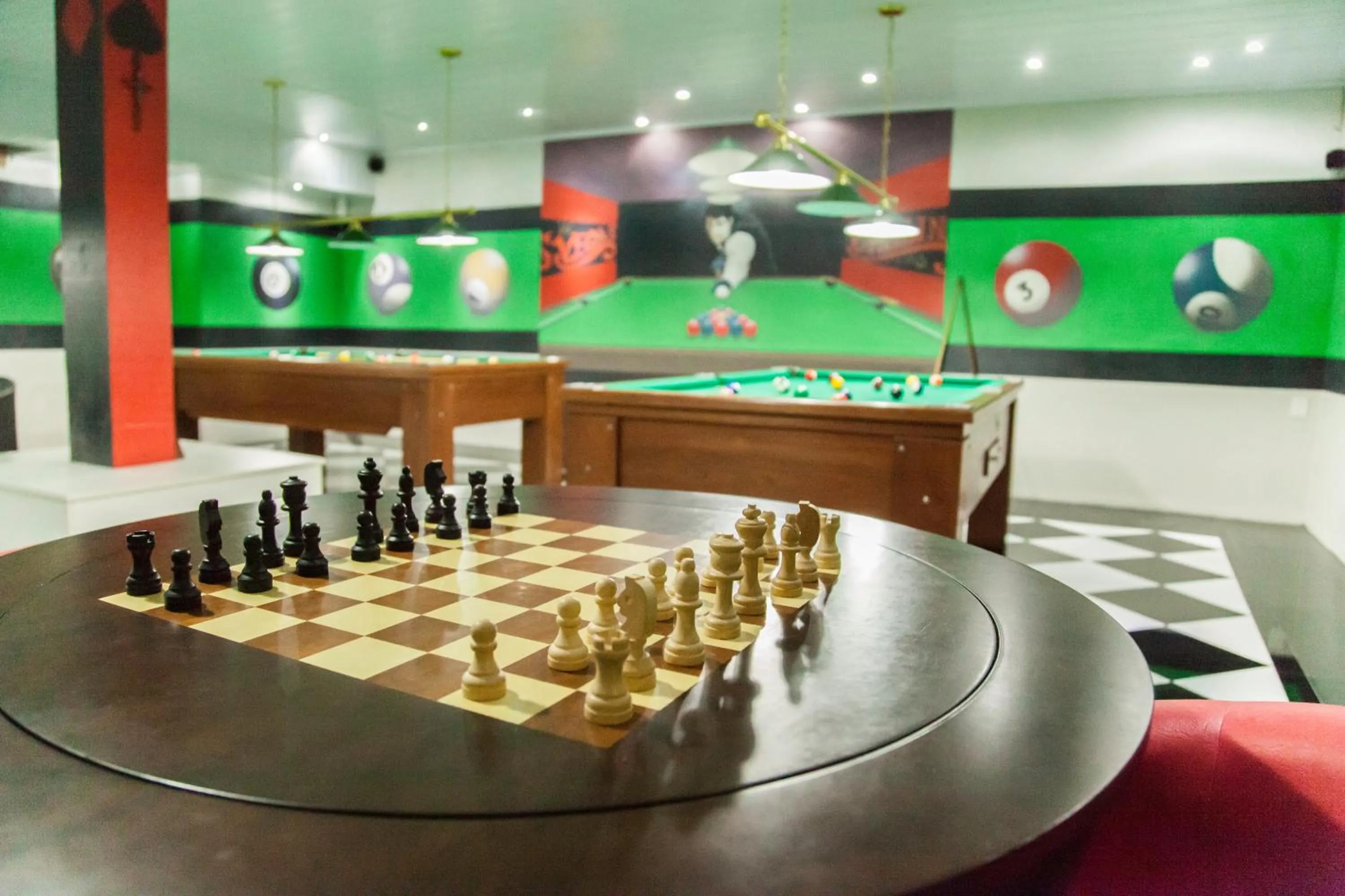 Game Room in Hotel Pousada Ald' Mama