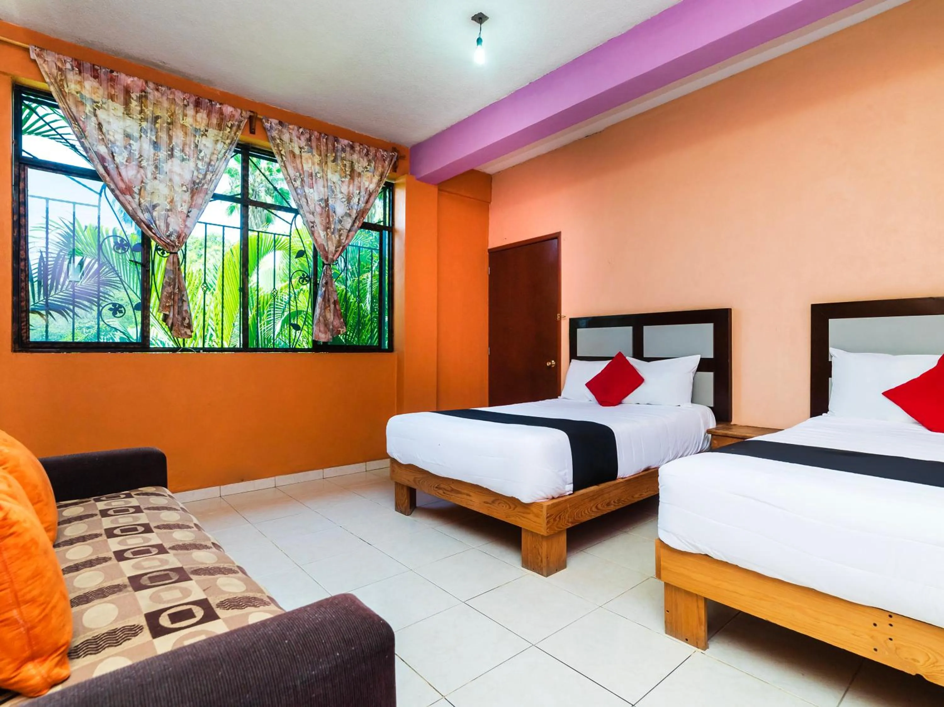 View (from property/room), Bed in Villas el Paraíso, El Rollo