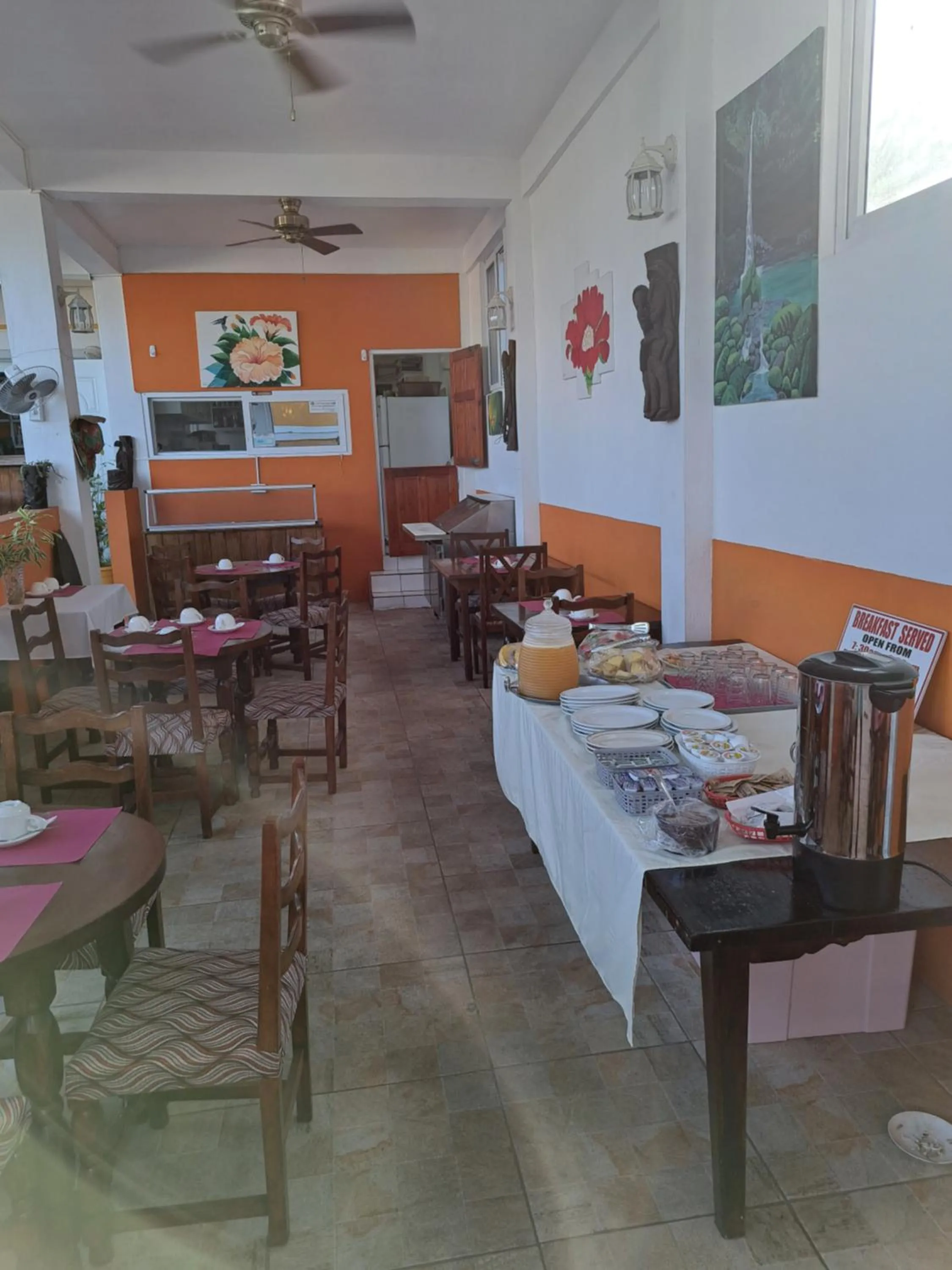 Restaurant/places to eat in St. James Guesthouse