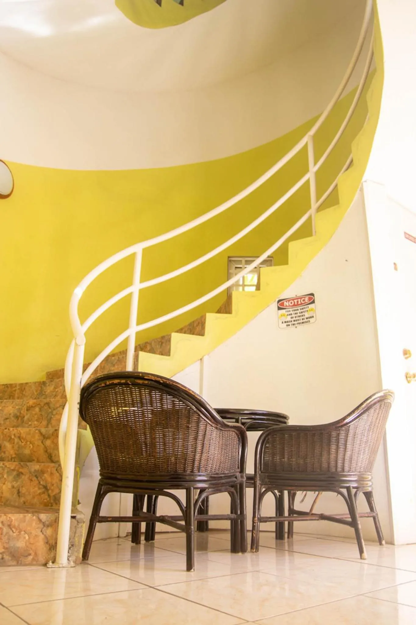 Seating area in St. James Guesthouse