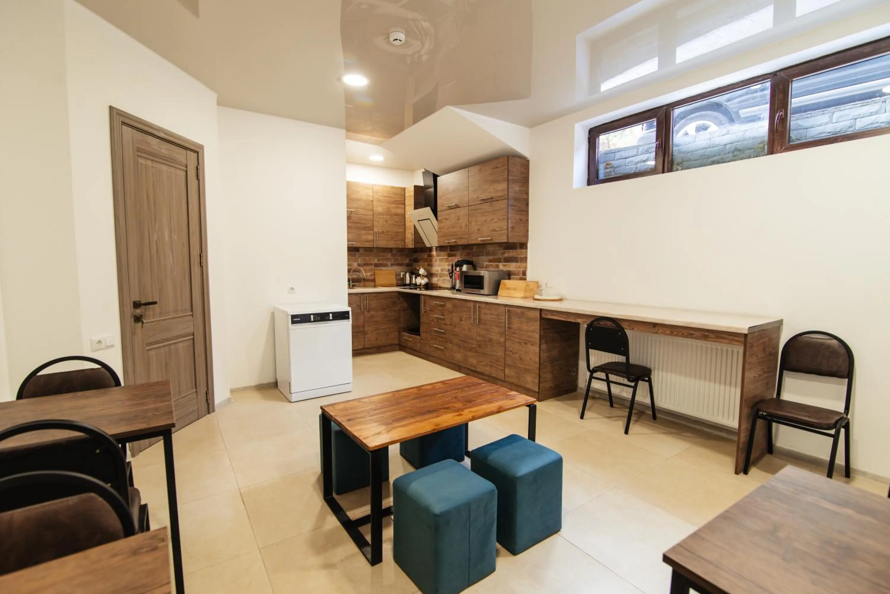 Kitchen or kitchenette in Hotel Boutique George