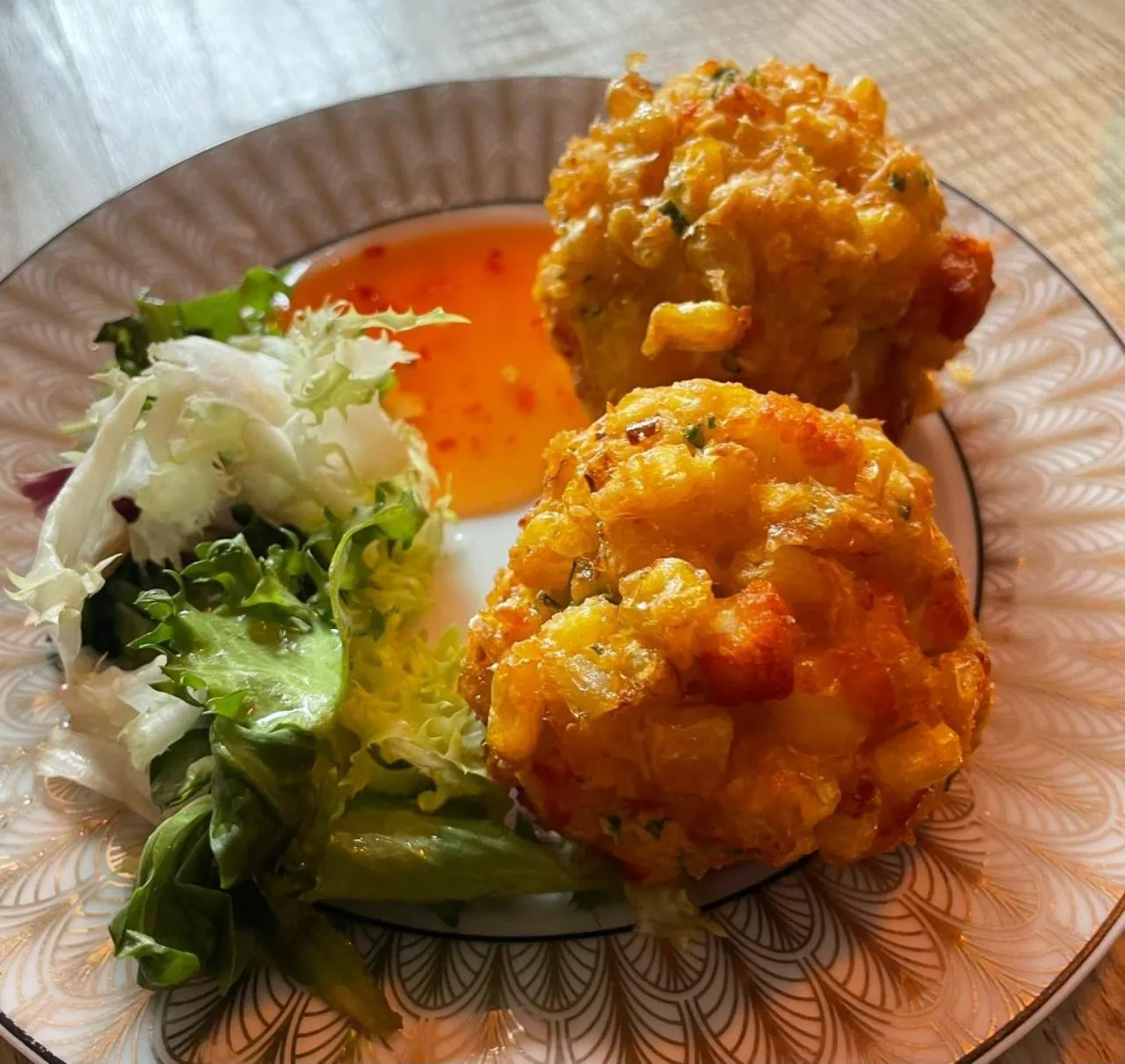 Food close-up in George & Dragon Hotel