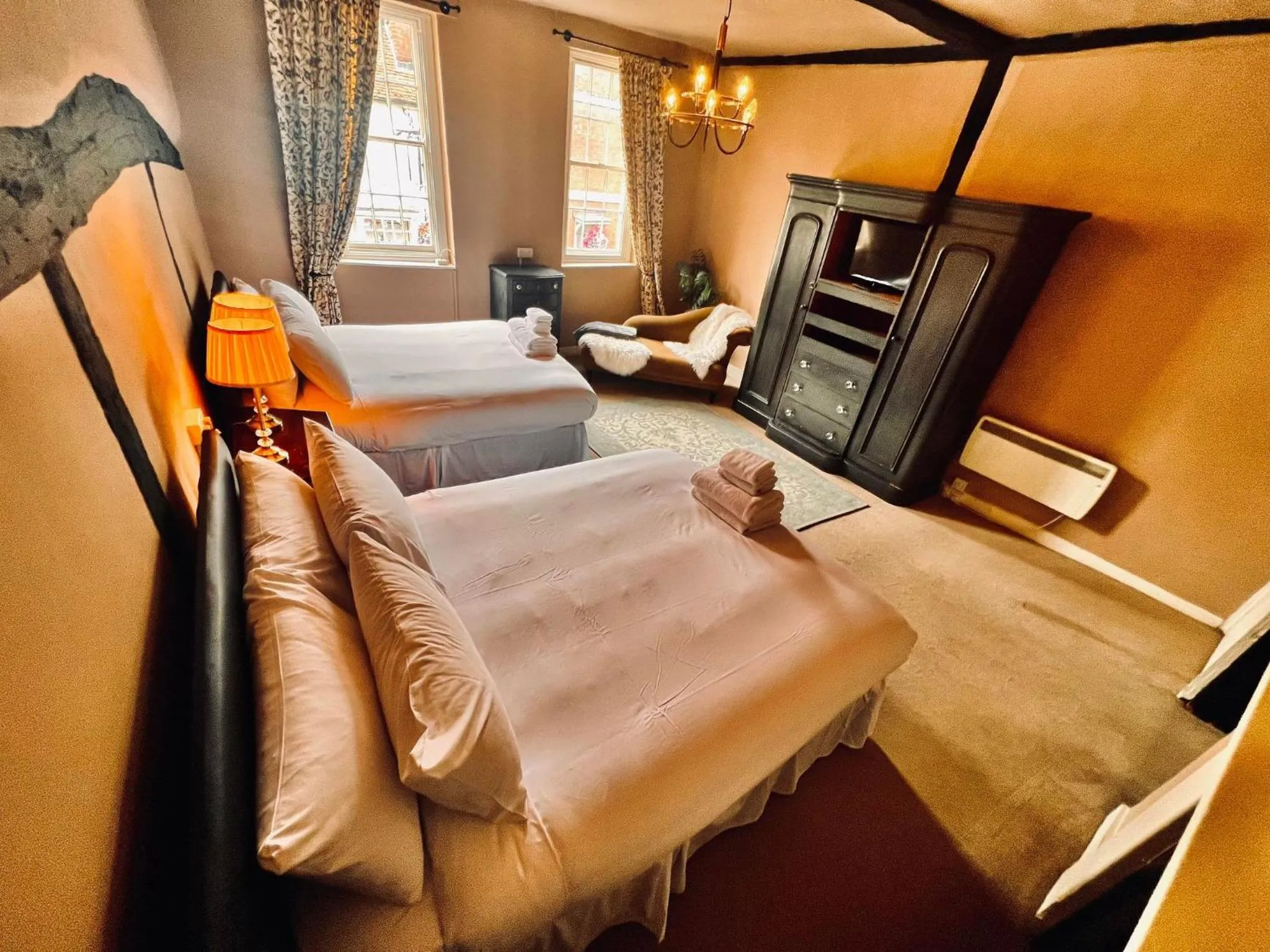 Bed in George & Dragon Hotel