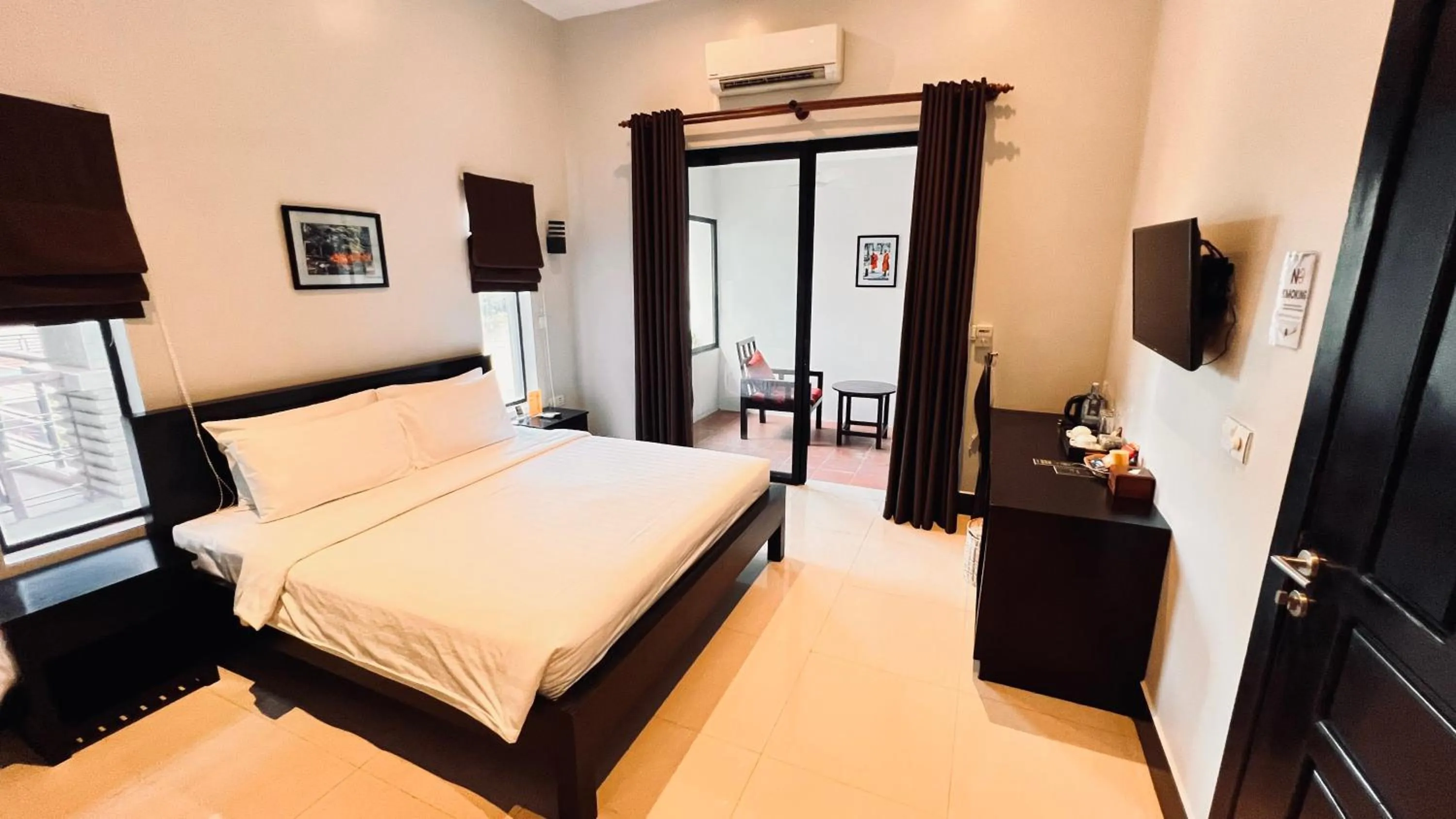 Bed in Grange Boutique Siem Reap