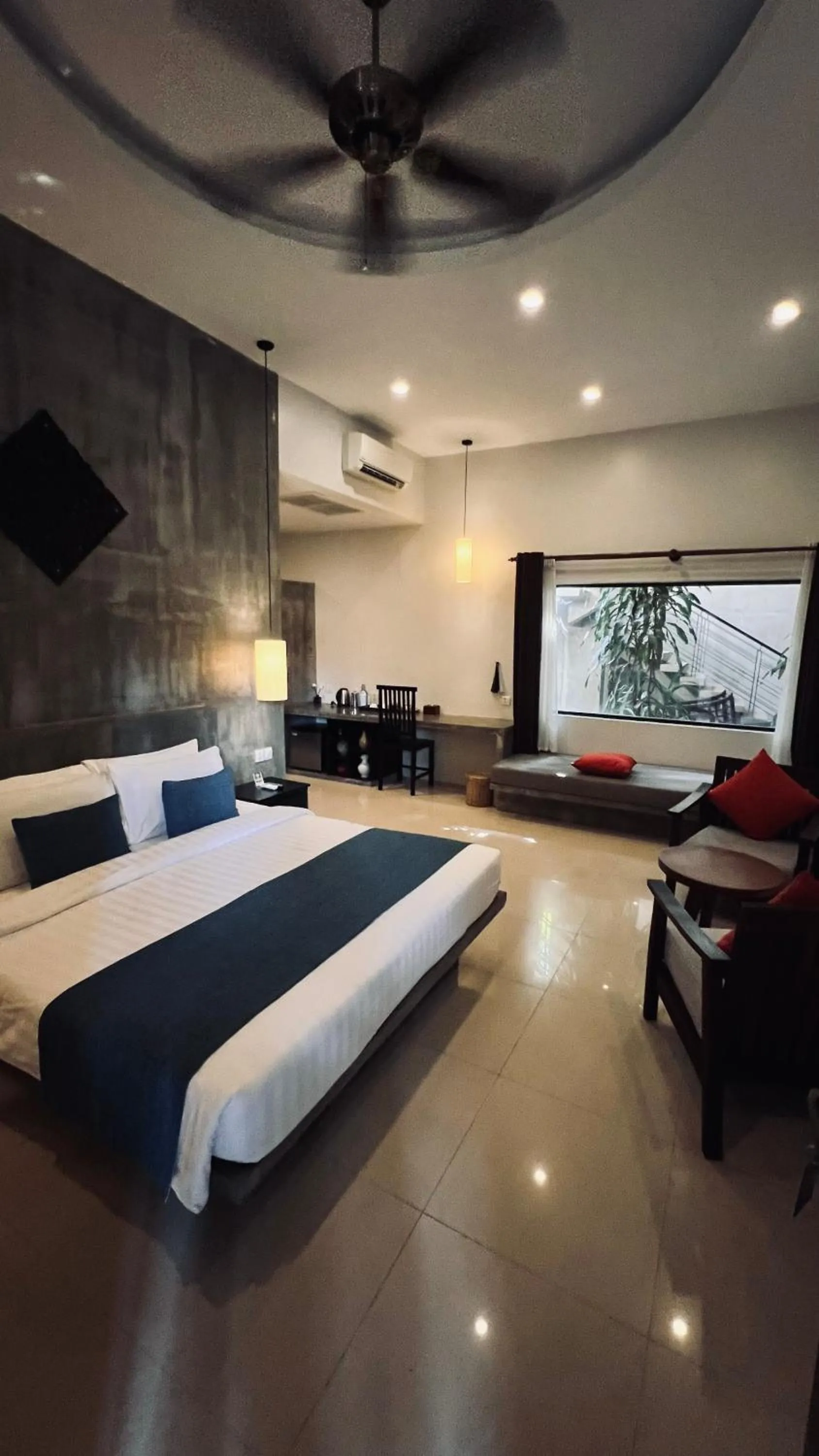 Bed in Grange Boutique Siem Reap