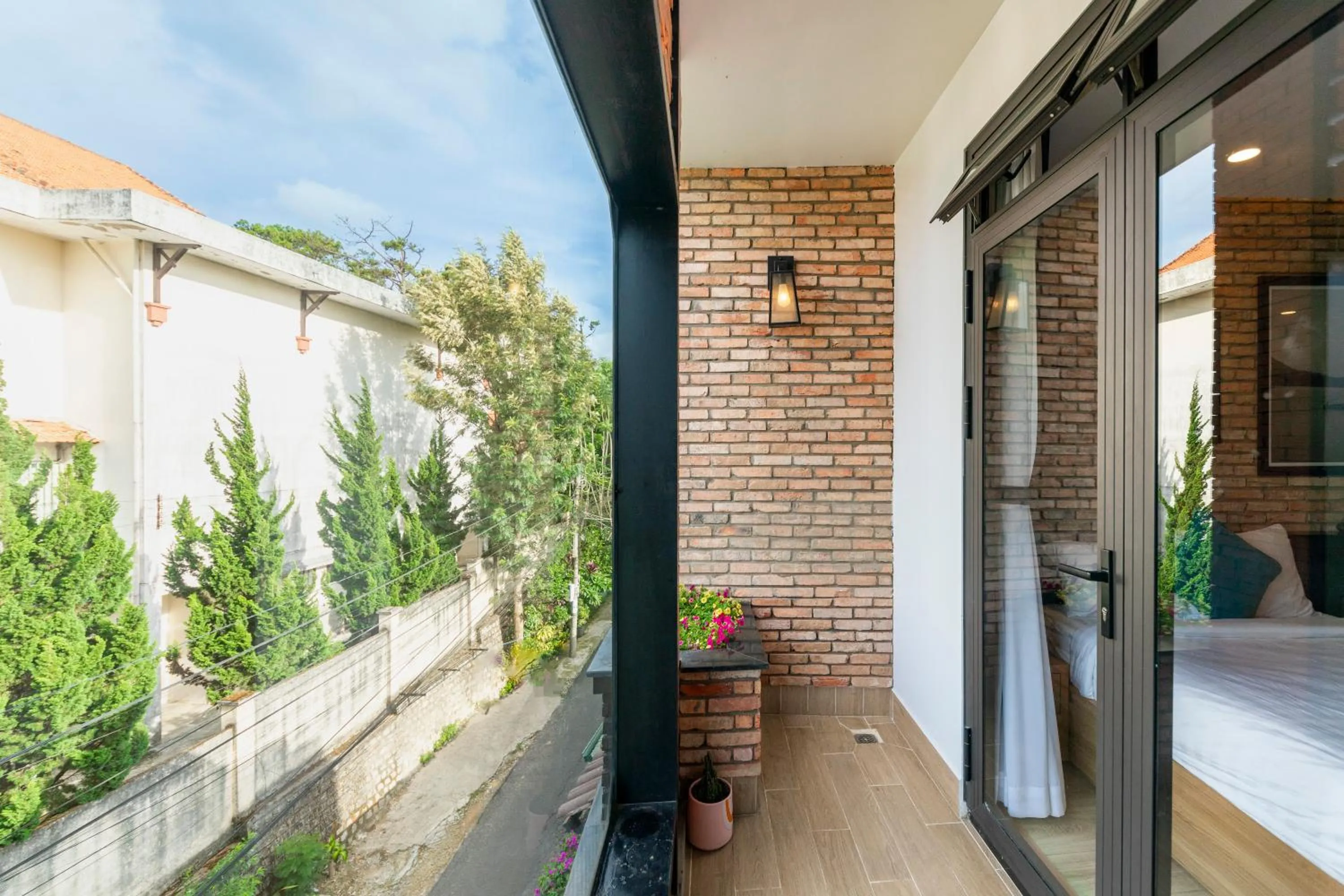 Balcony/Terrace in The Brick Home dalat