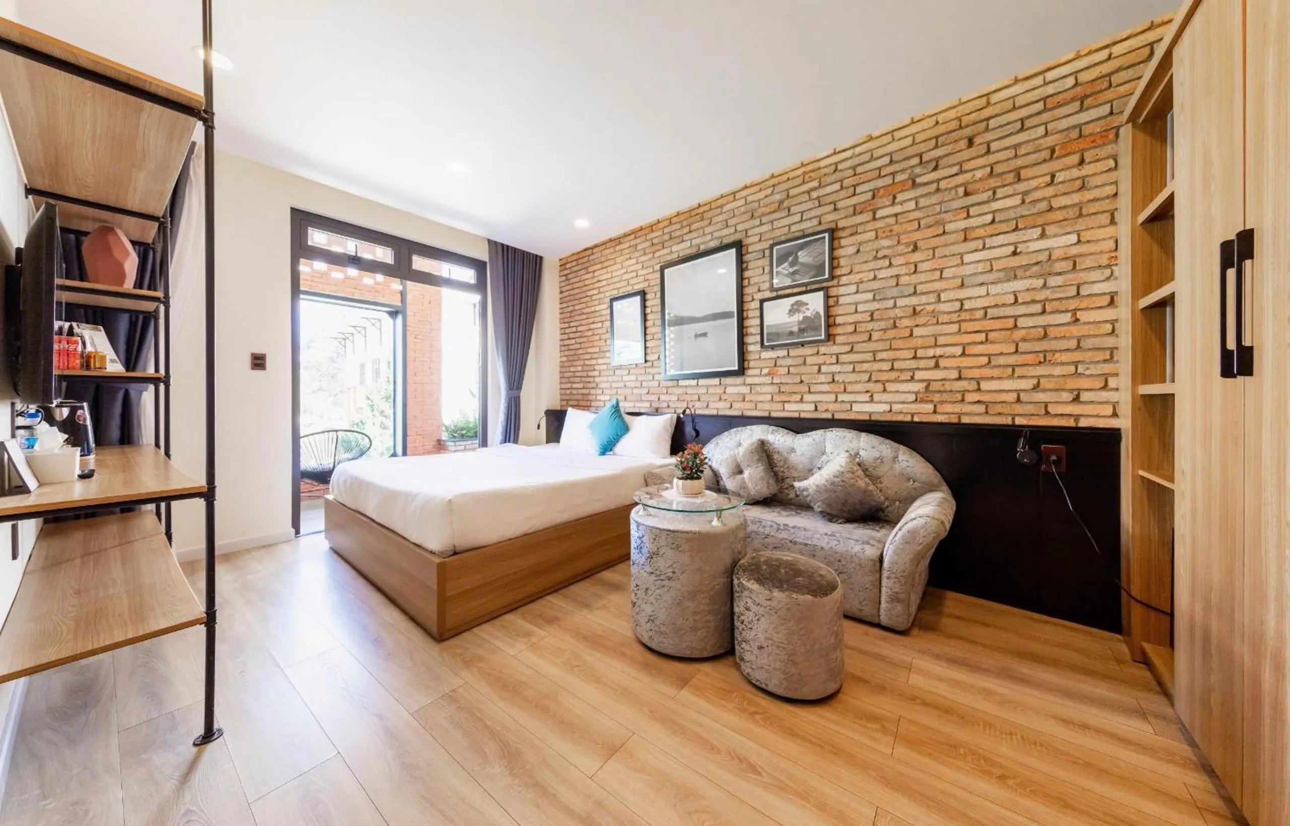 Bed in The Brick Home dalat