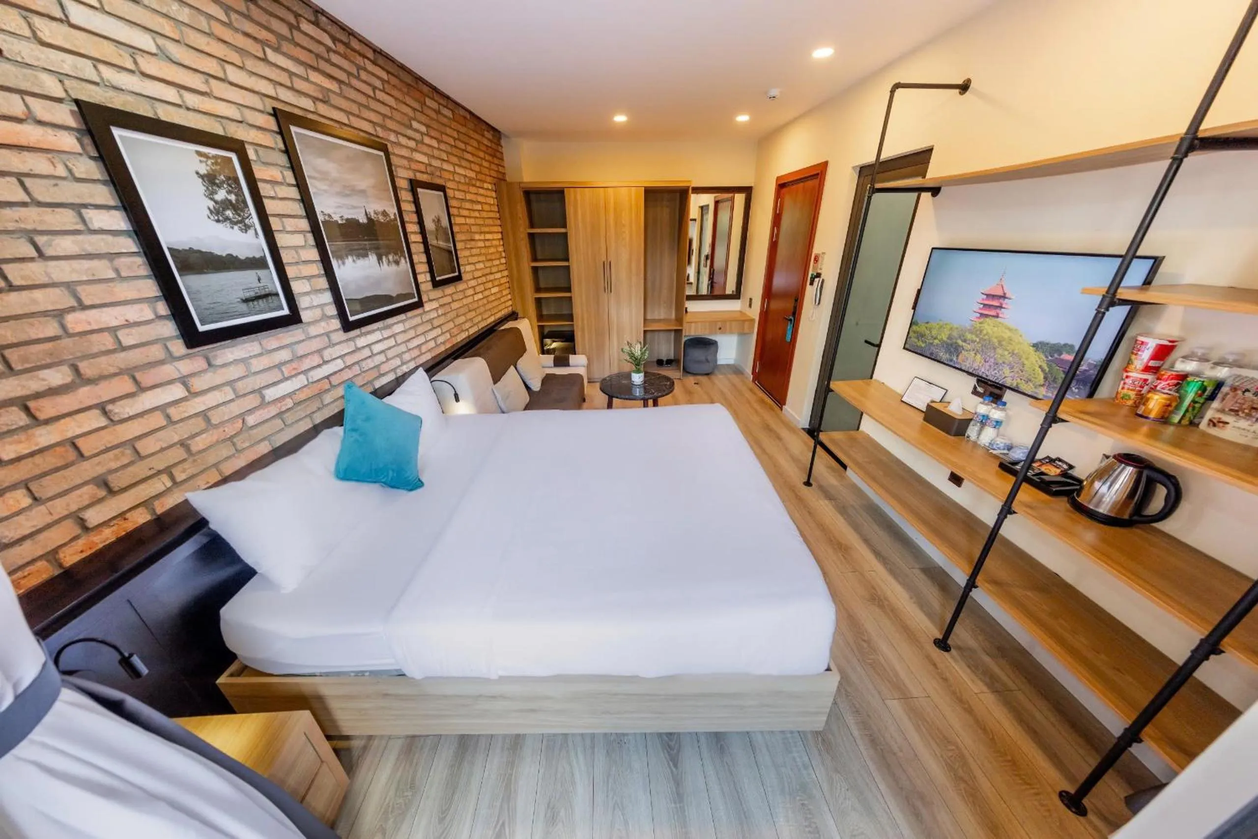 Photo of the whole room, Bed in The Brick Home dalat