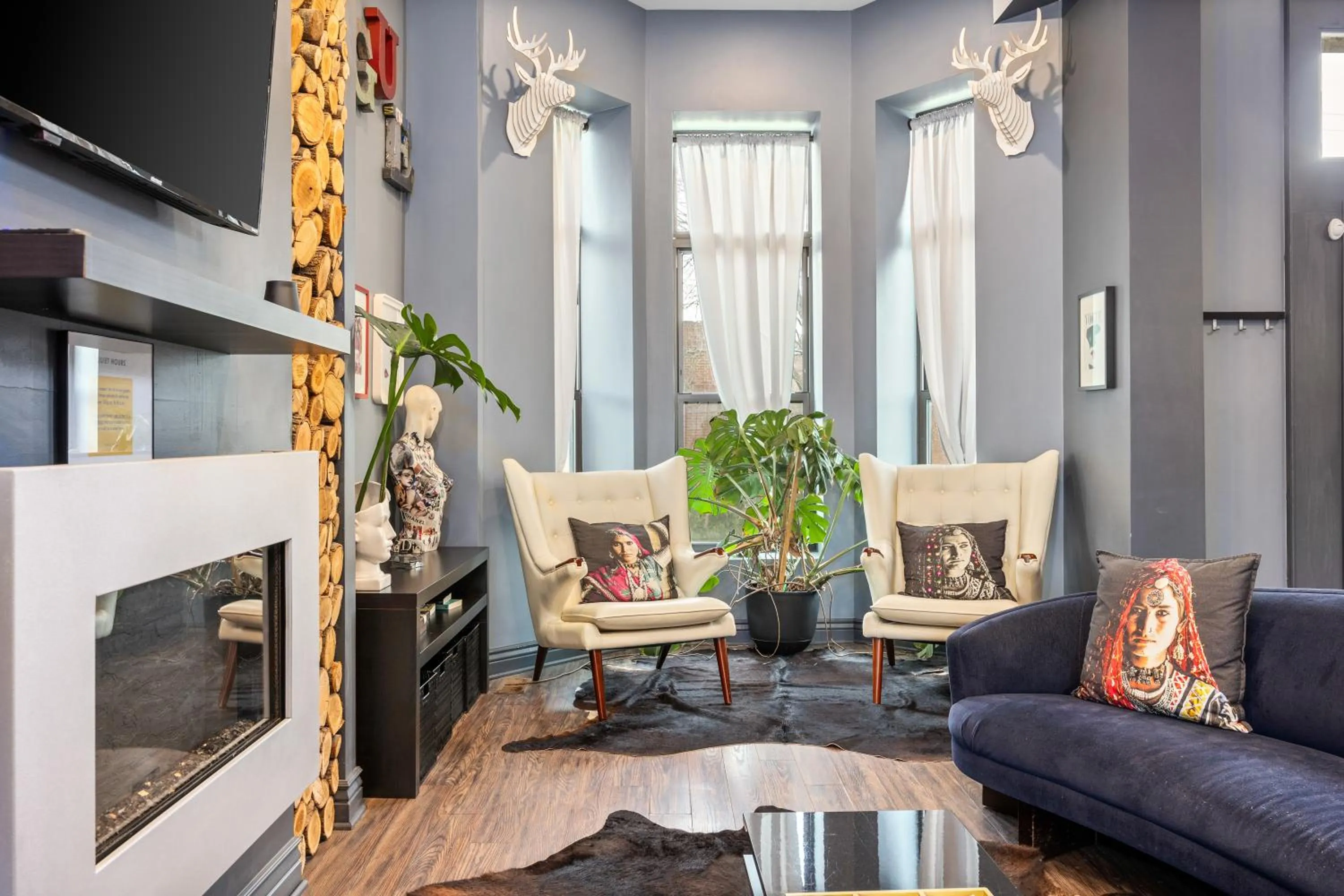 Living room in McCormick Place Guest House